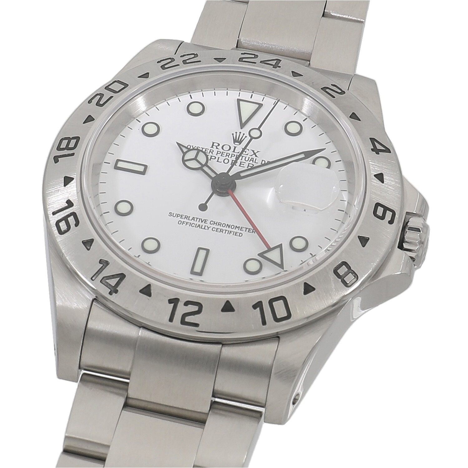 R9643 | [中古]ロレックス エクスプローラー II 16570 K番 ホワイト