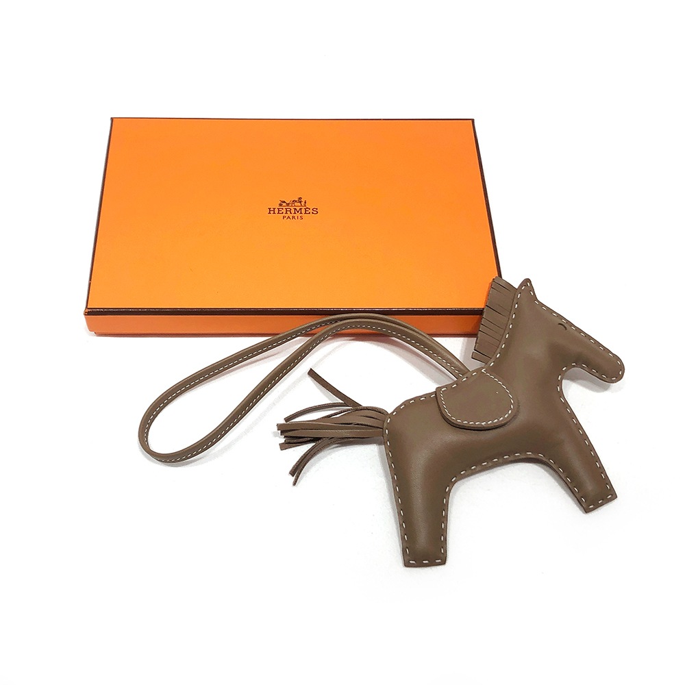 H10244 | [新品]エルメス ロデオチャーム MM エトゥープ | 中野