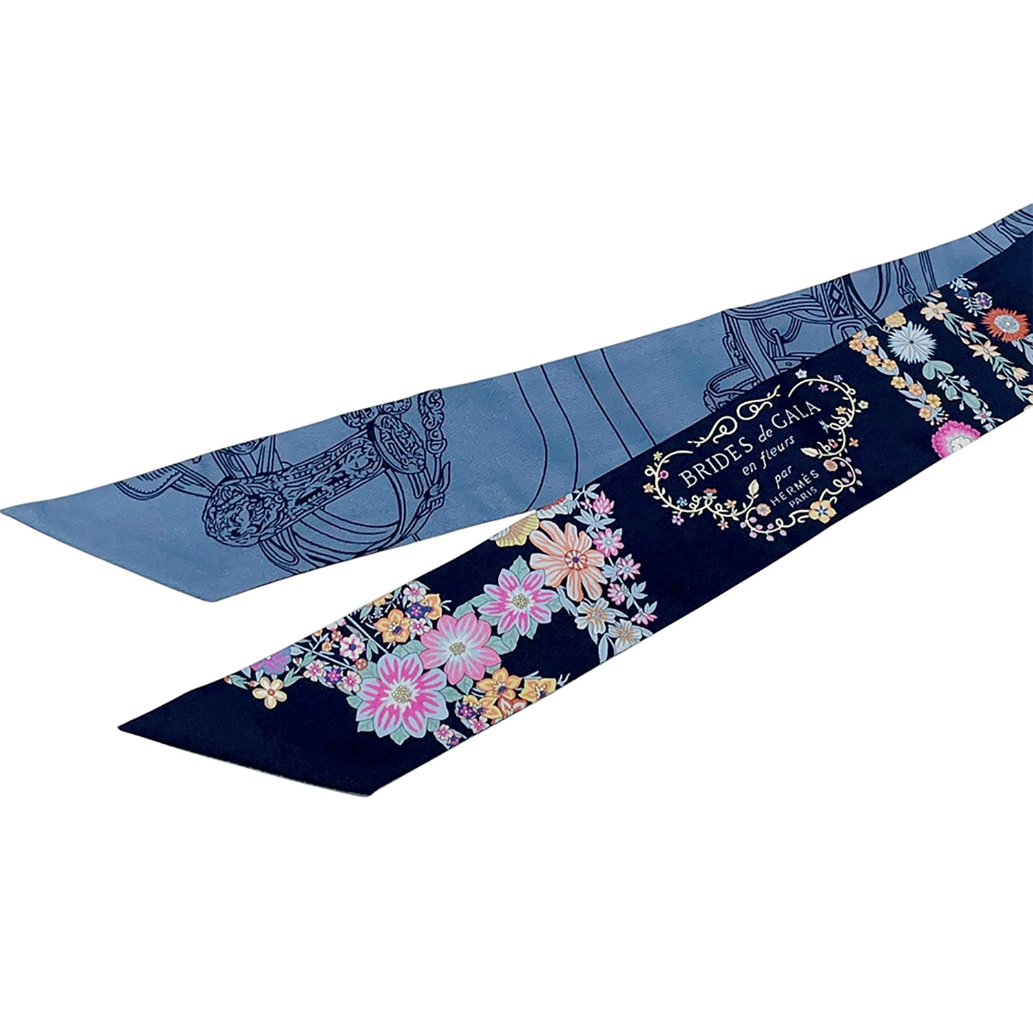 H10245 | [新品]エルメス ツイリー ブリット ドゥ ガラ マリン