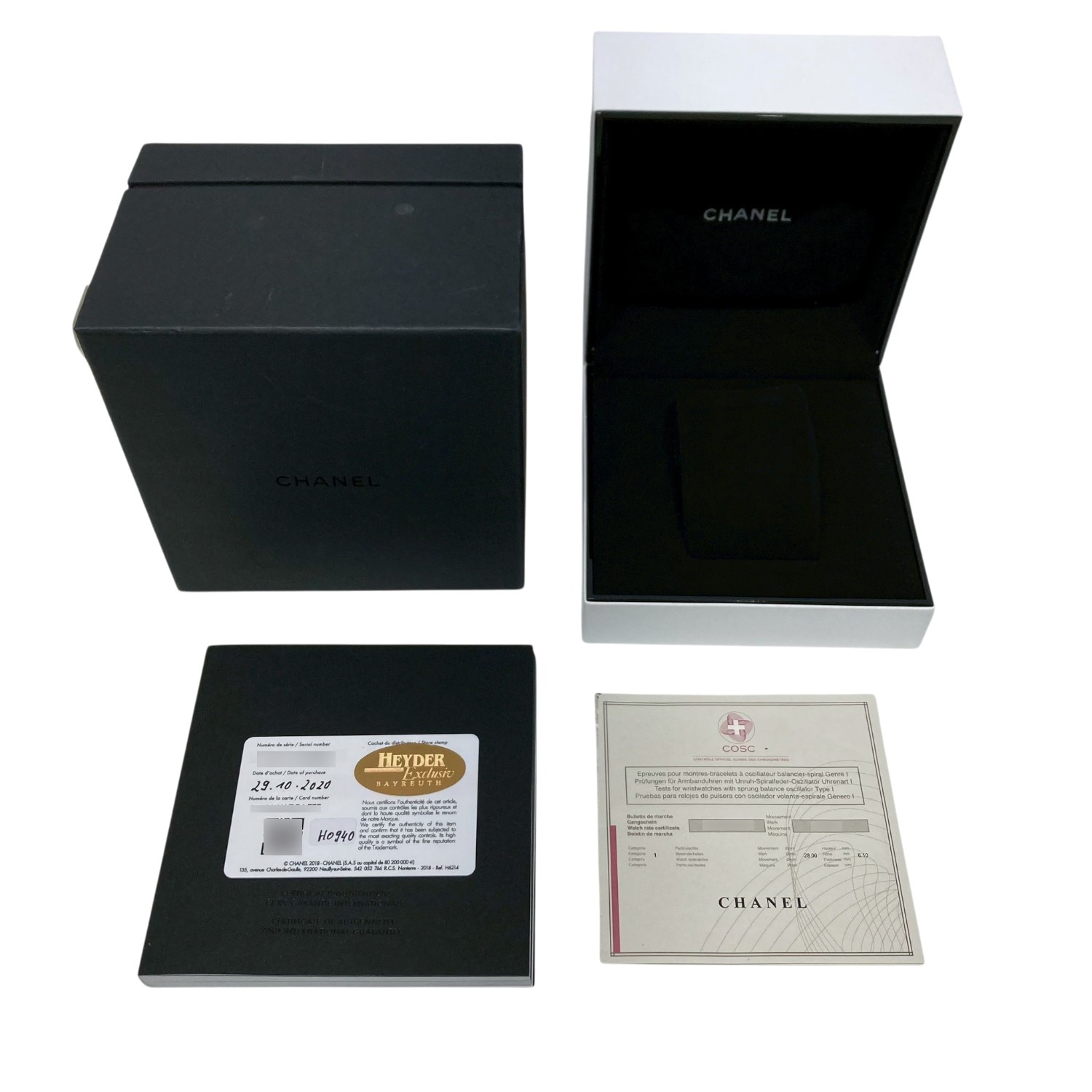 C11698 | [中古]シャネル J12 クロノグラフ 41ミリ H0940 ブラック
