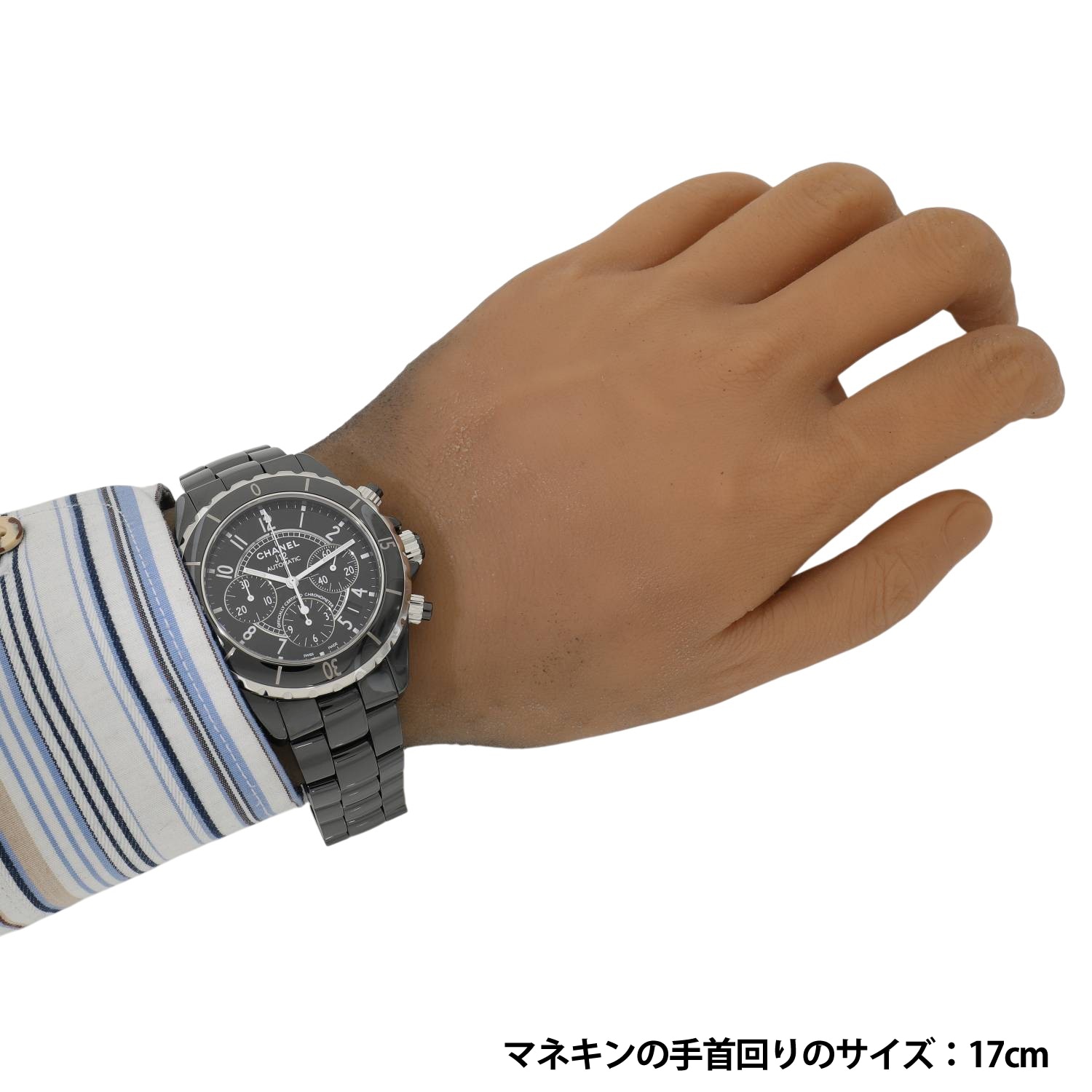 C11698 | [中古]シャネル J12 クロノグラフ 41ミリ H0940 ブラック