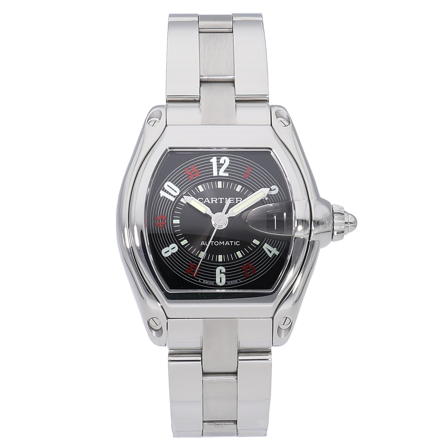 C5545 | [中古]カルティエ ロードスター LM ブラック W62002V3 メンズ