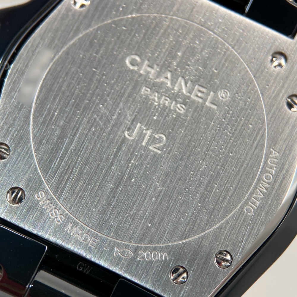 C9645 | [中古]シャネル J12 ブラックセラミック 38MM H1635 ブラック