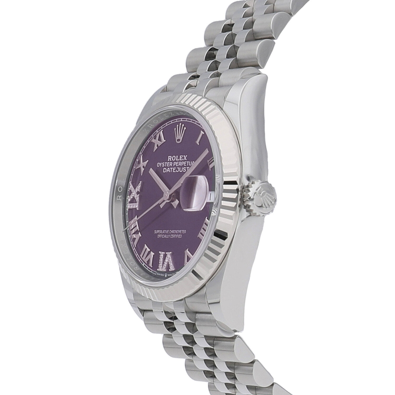 R5446 | [未使用]ロレックス デイトジャスト 36 VI & IX ダイヤ