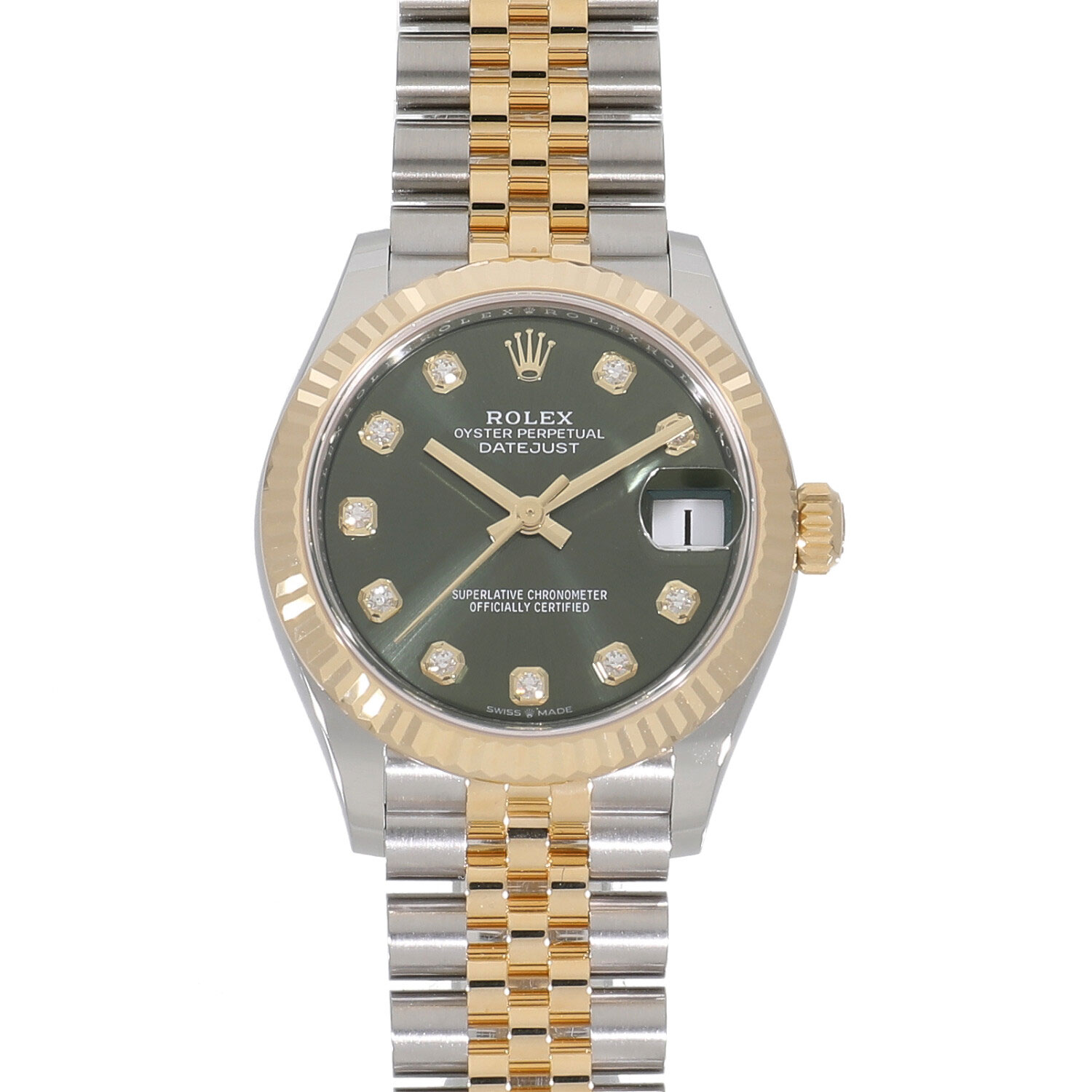 R8846 | [新品]ロレックス デイトジャスト 31 278273G オリーブ