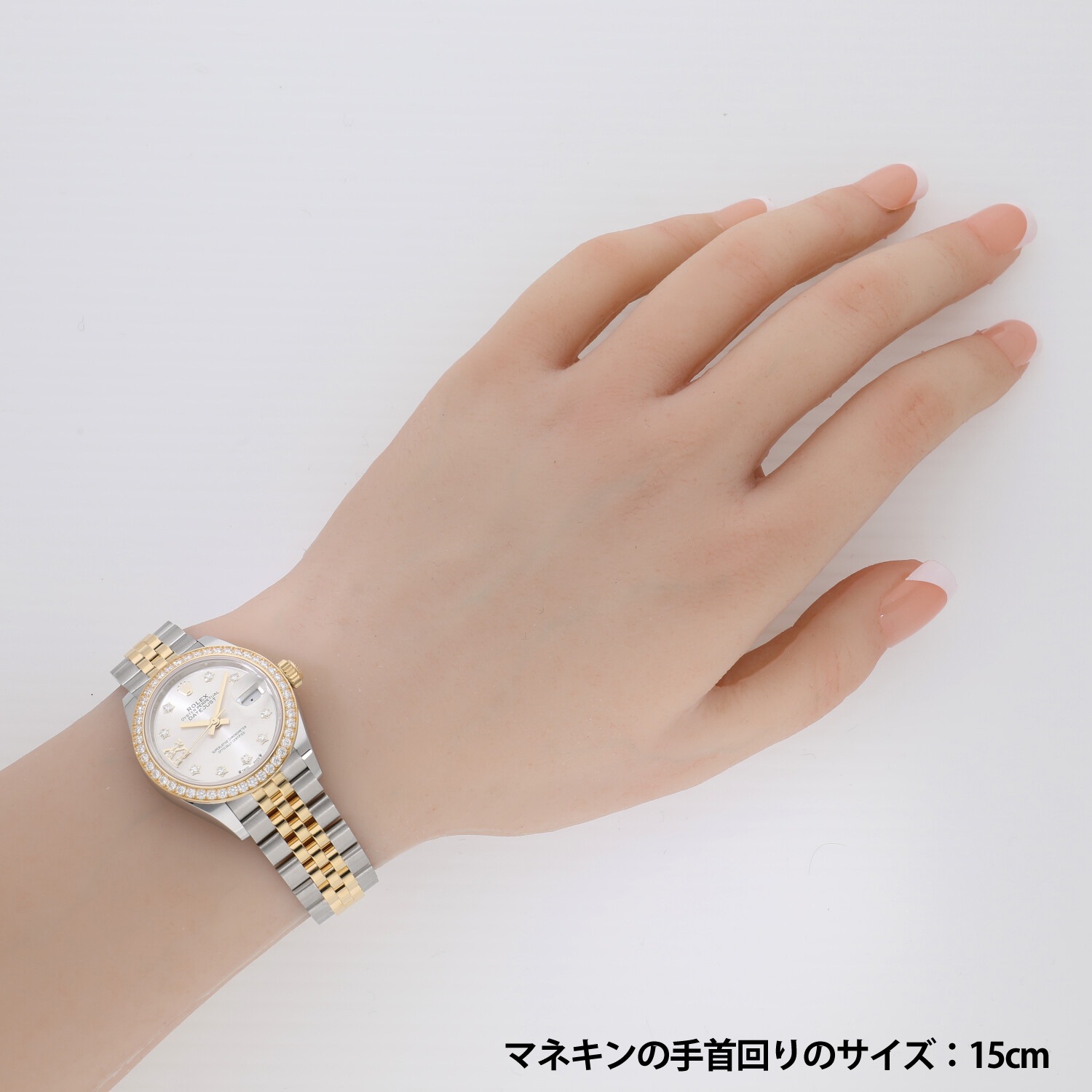 ROLEX ロレックス 腕時計 レディデイトジャスト ベゼル/IX/9Pスターダイヤ ランダム番2010年以降 ROLEX - ROLEX ロレックス 腕時計 レディデイトジャスト ベゼル/IX/9P