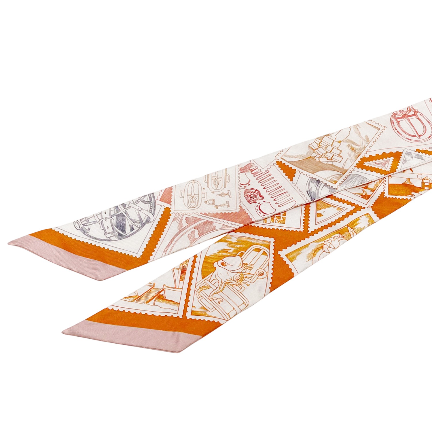 エルメス　ツイリー　新品未使用品 HERMES - 【新品未使用】エルメス 新品 チャーム付きツイリー