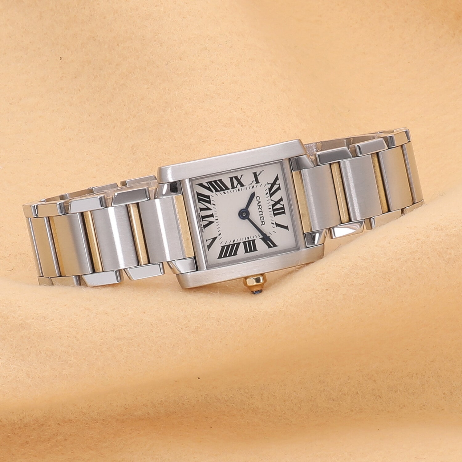 C2649 | [新品]カルティエ タンクフランセーズ SM W51007Q4 シルバー