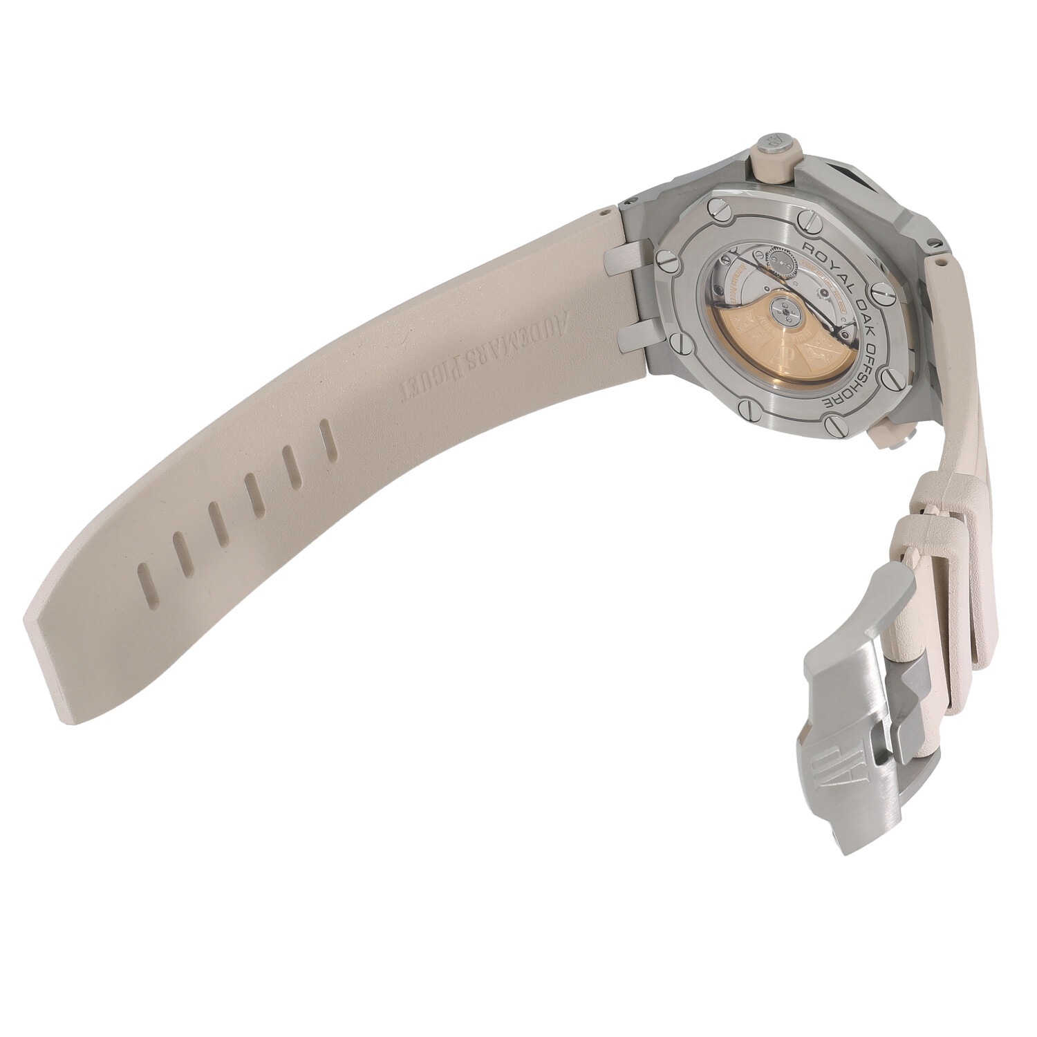  Oak Offshore ラバーベルト15710st用ベージュ希少色 A9349 | [中古]オーデマピゲ ロイヤル オーク オフショア ダイバー