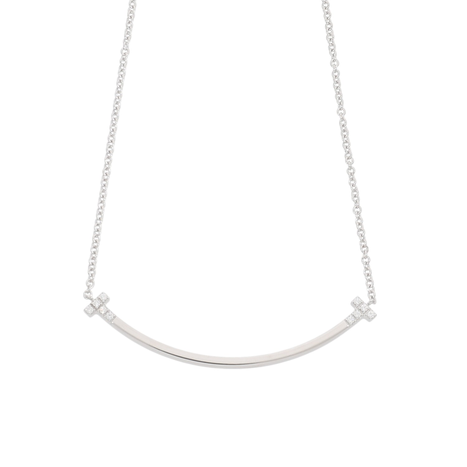 T10153 | [中古]ティファニー Tスマイル スモール ダイヤモンド