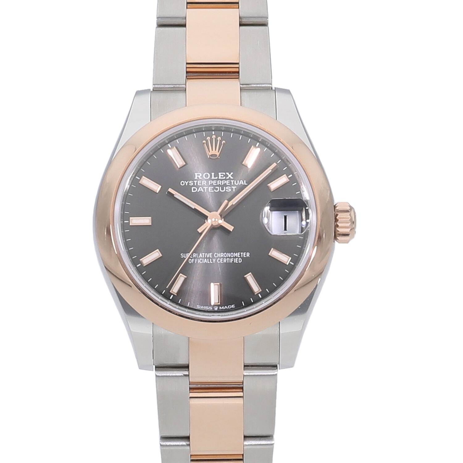 R5550 | [新品]ロレックス デイトジャスト 31 スレート 278241 ユニセックス | 中野のブランド時計販売・買取なられんず