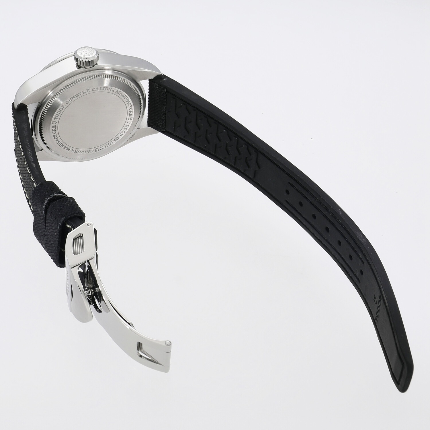 【未使用品】　チューダー　ブラックベイプロ用ストラップ　20mm チューダー TUDOR 対応】MOD FKM ラバー ストラップ カン幅 ラグ幅 20