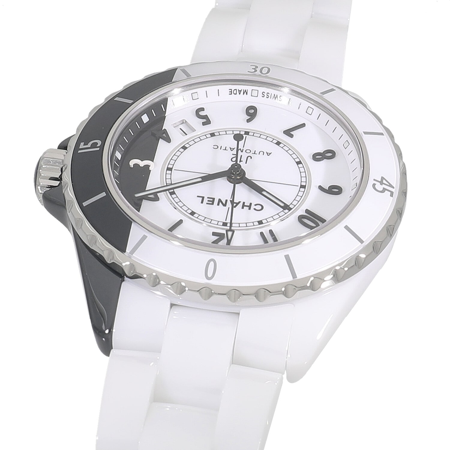 C9750 | [中古]シャネル J12 パラドックス H6515 ホワイト×ブラック