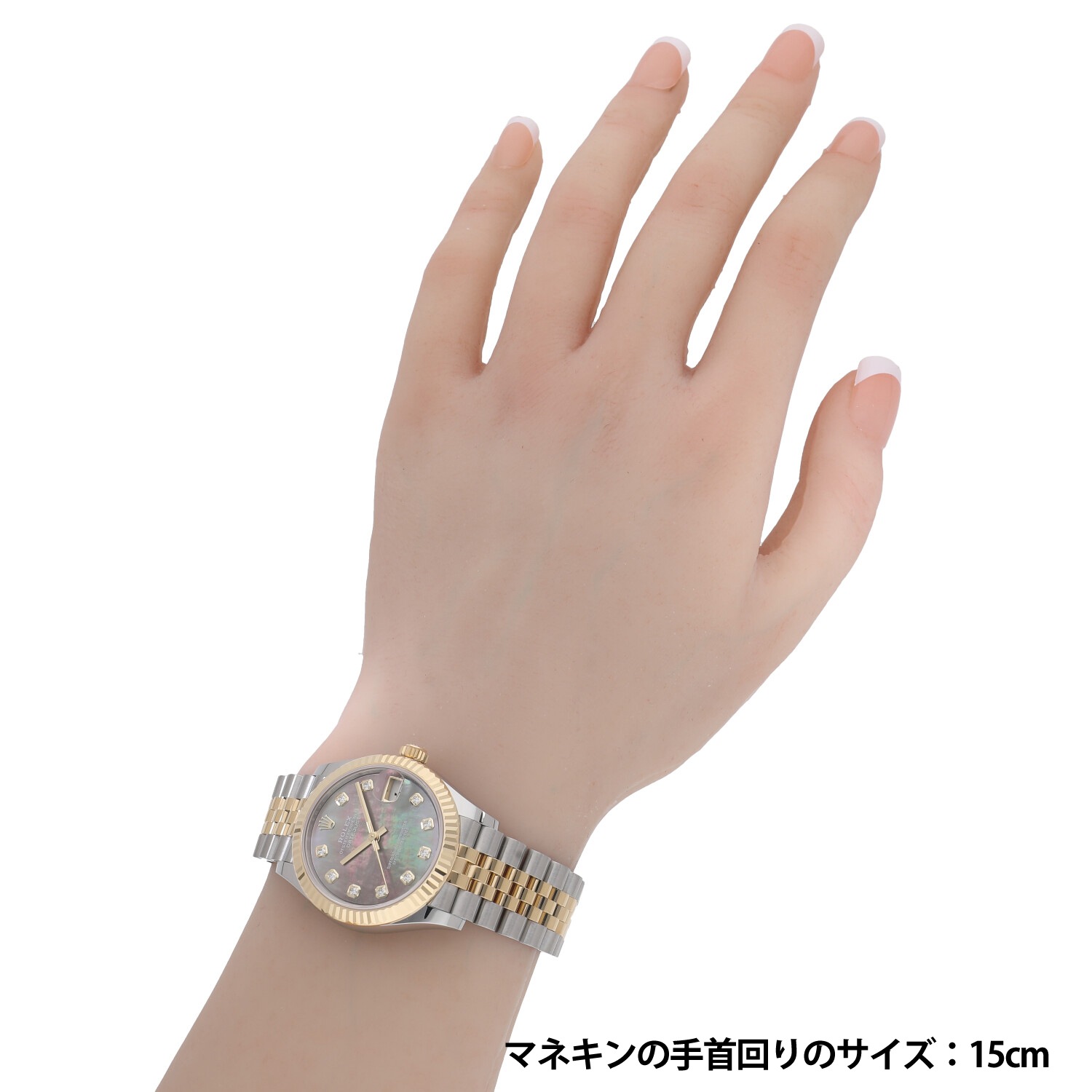 R5851 | [新品]ロレックス デイトジャスト 31 ブラックシェル×10P  