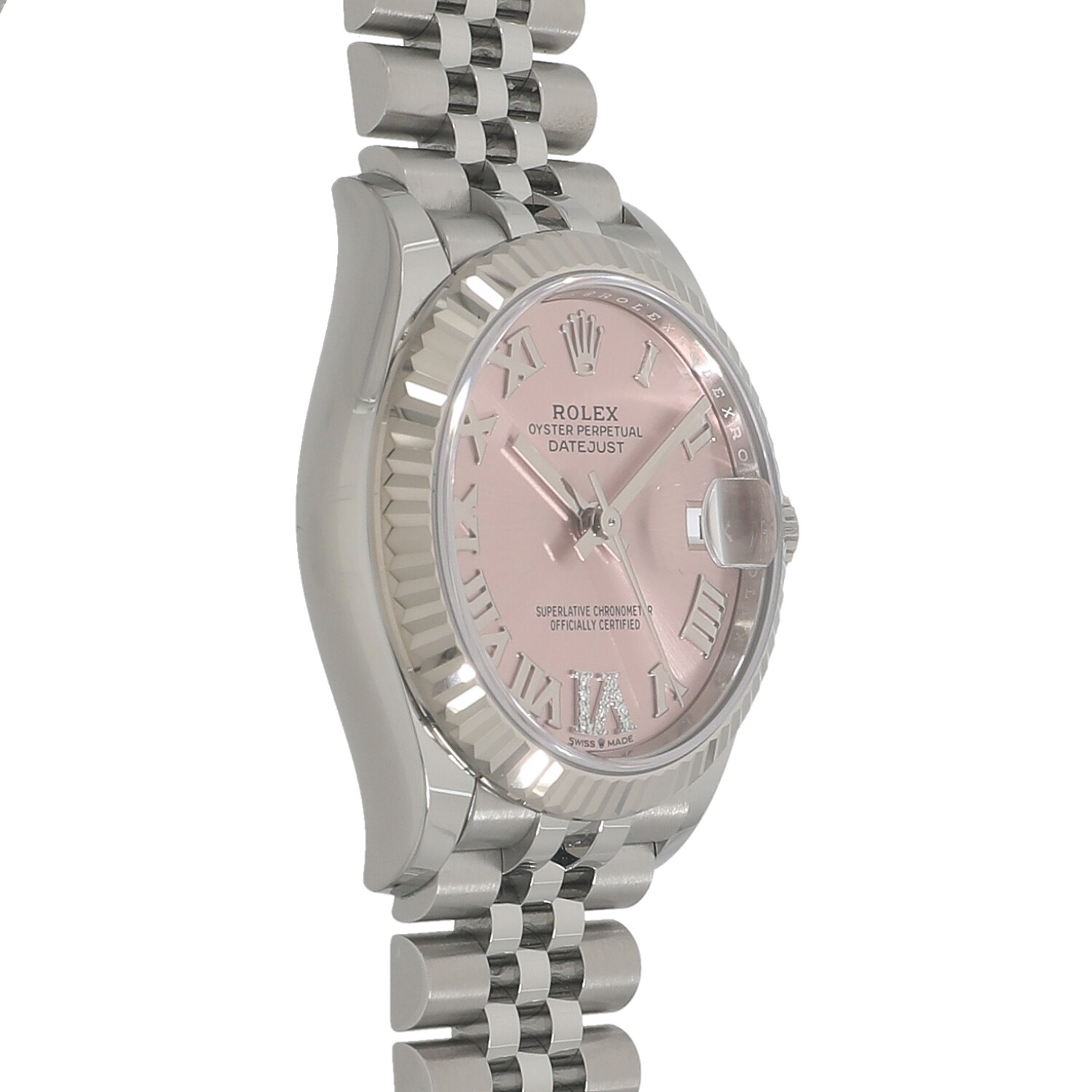 R9852 | [新品]ロレックス デイトジャスト 31 278274 ピンク×VI