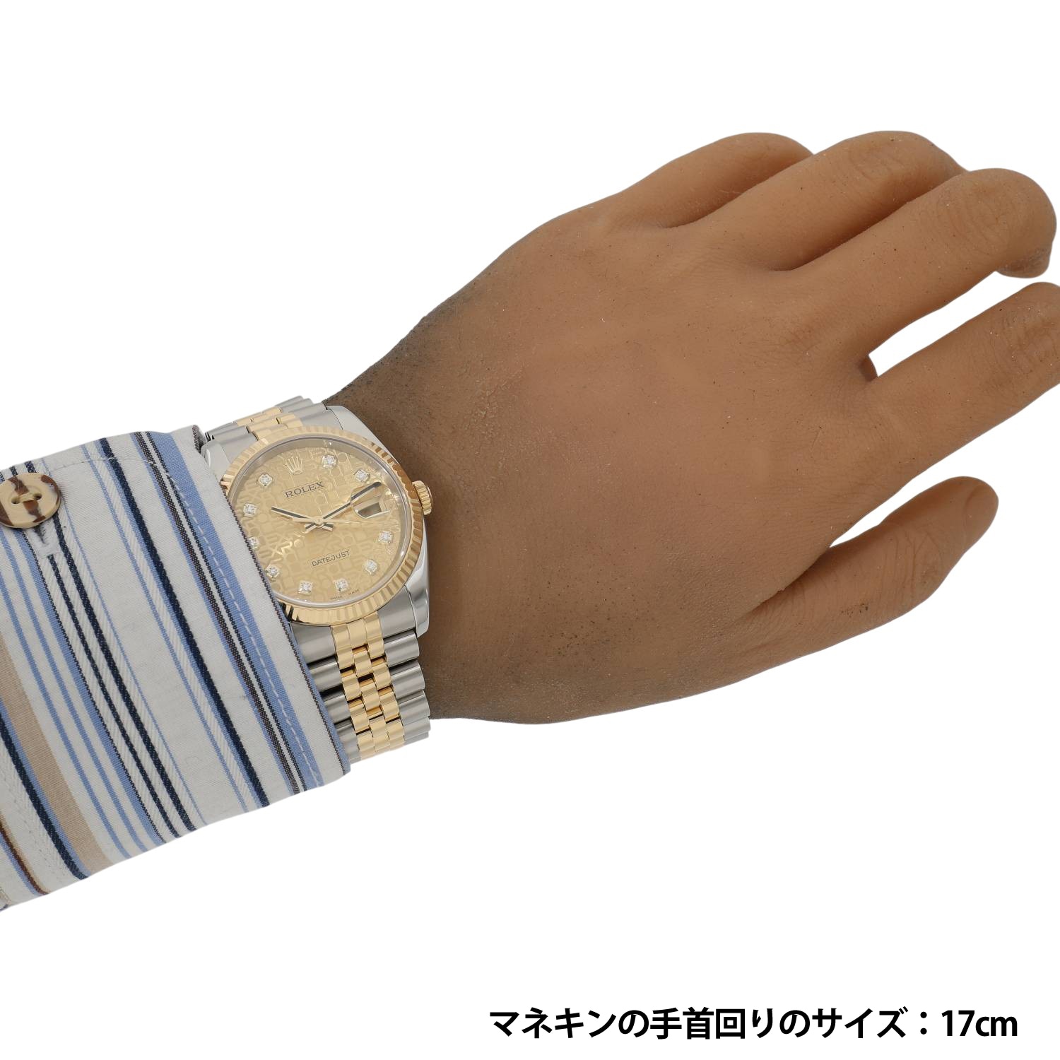 R11835 | [中古]ロレックス デイトジャスト 116233G D番 シャンパン