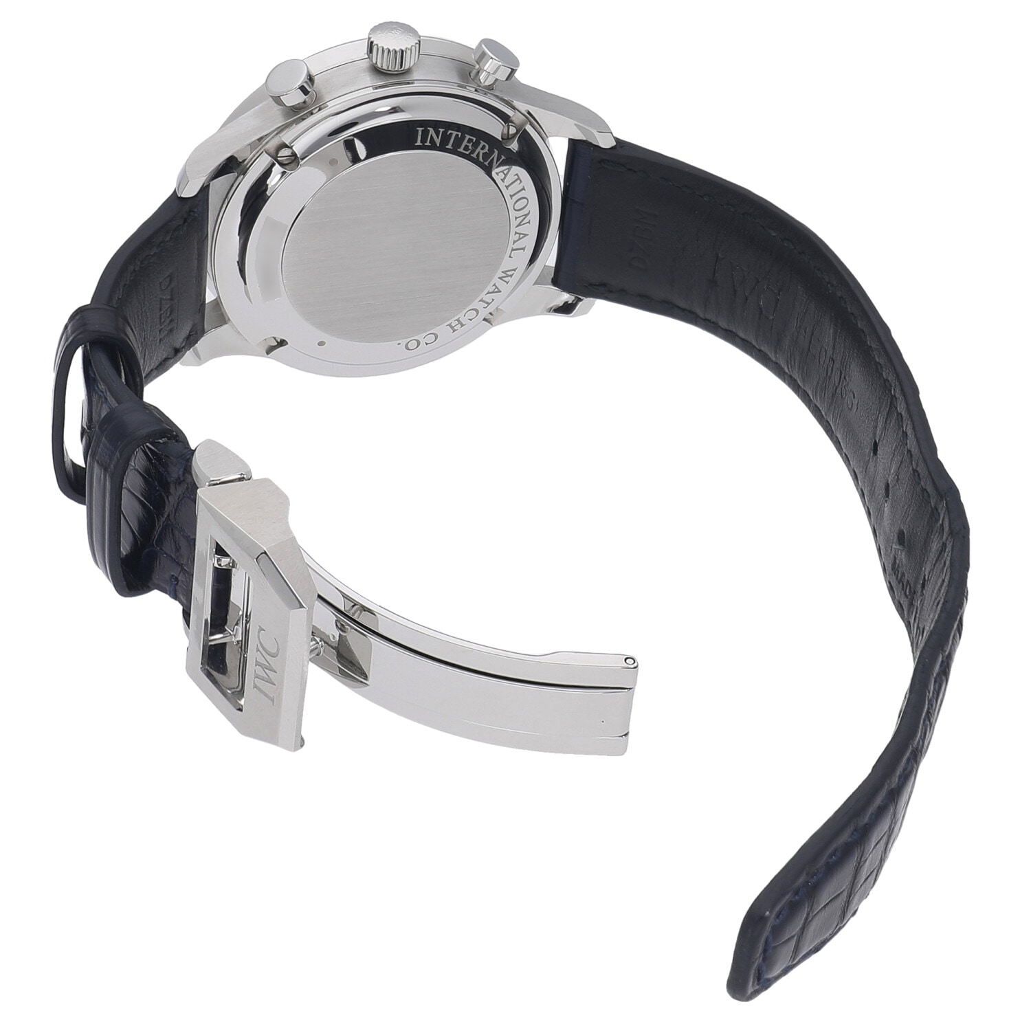 I5854 | [中古]IWC ポルトギーゼ クロノグラフ シルバー青針