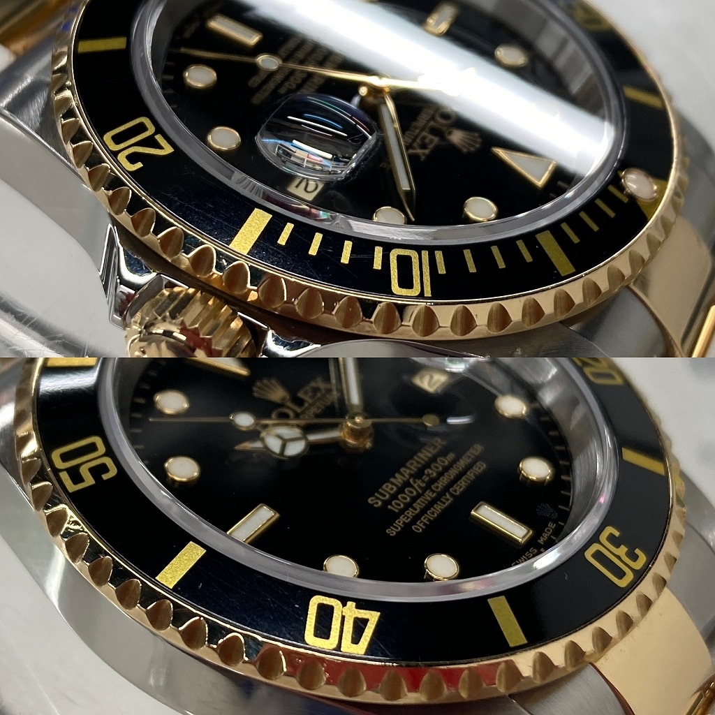 R7254 | [中古]ロレックス サブマリーナー デイト 16613 F番 ブラック