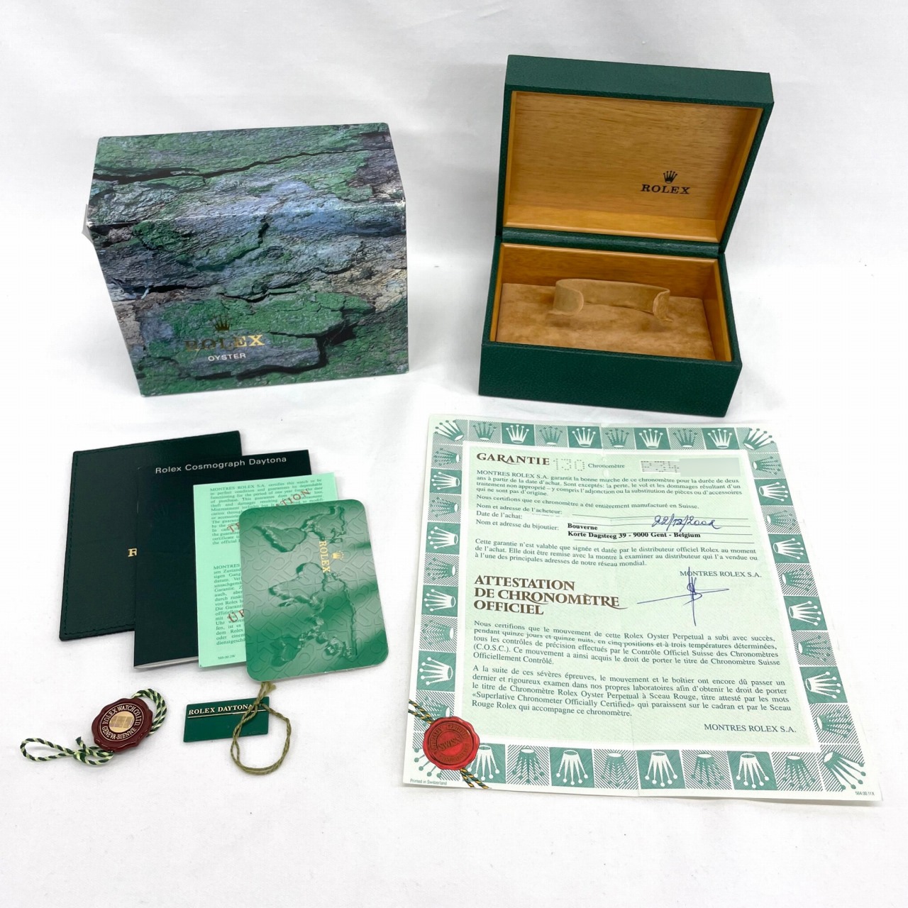 ロレックス　純正ボックス　116520用　中古 HQ Milton - 2003 Rolex Daytona 116520 Black Dial with Box and