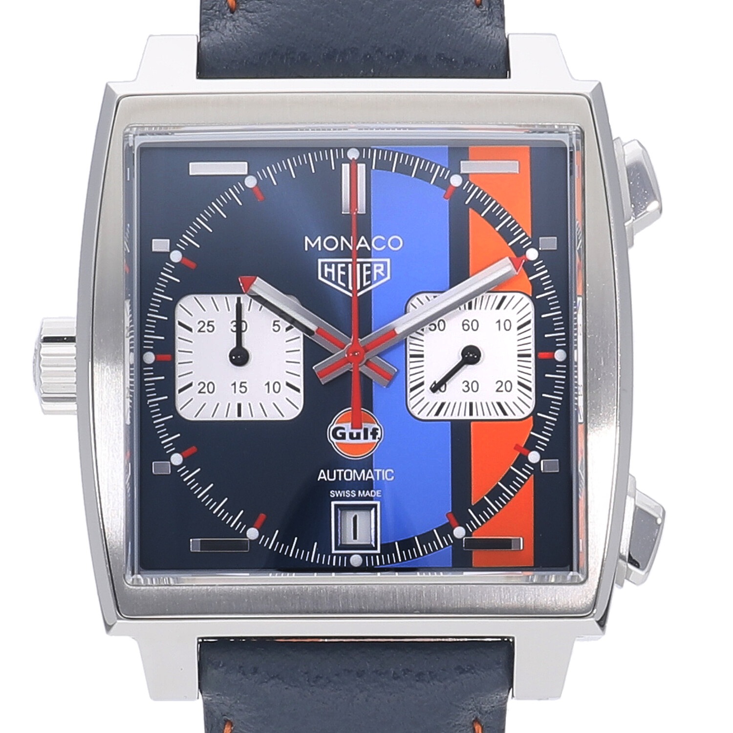 新品 タグホイヤー モナコ キャリバー11 ガルフ スペシャルエディション Caw211r Fc6401 新品 メンズ 中野のブランド時計 販売 買取なられんず