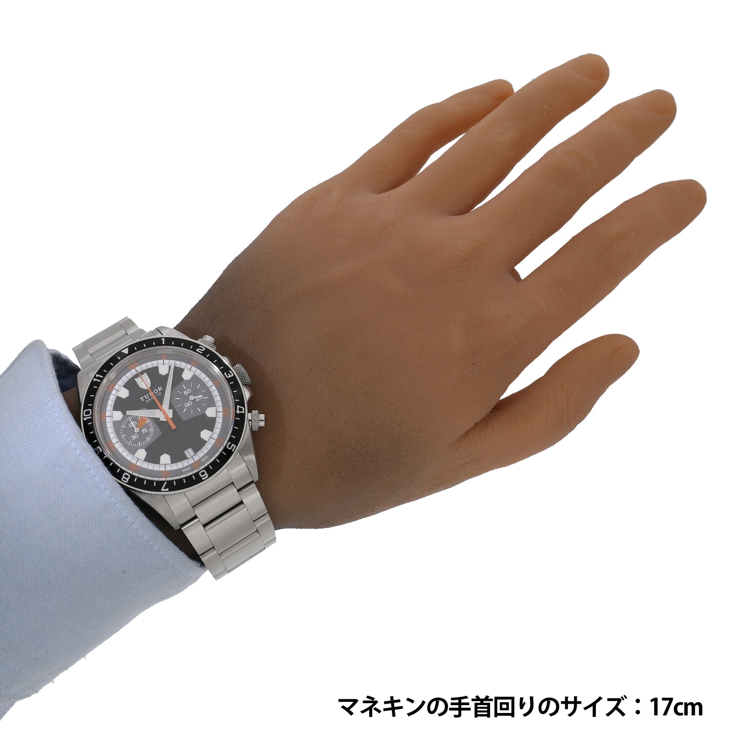 T8455 | [中古]チューダー ヘリテージ クロノ 70330N ブラック×グレー