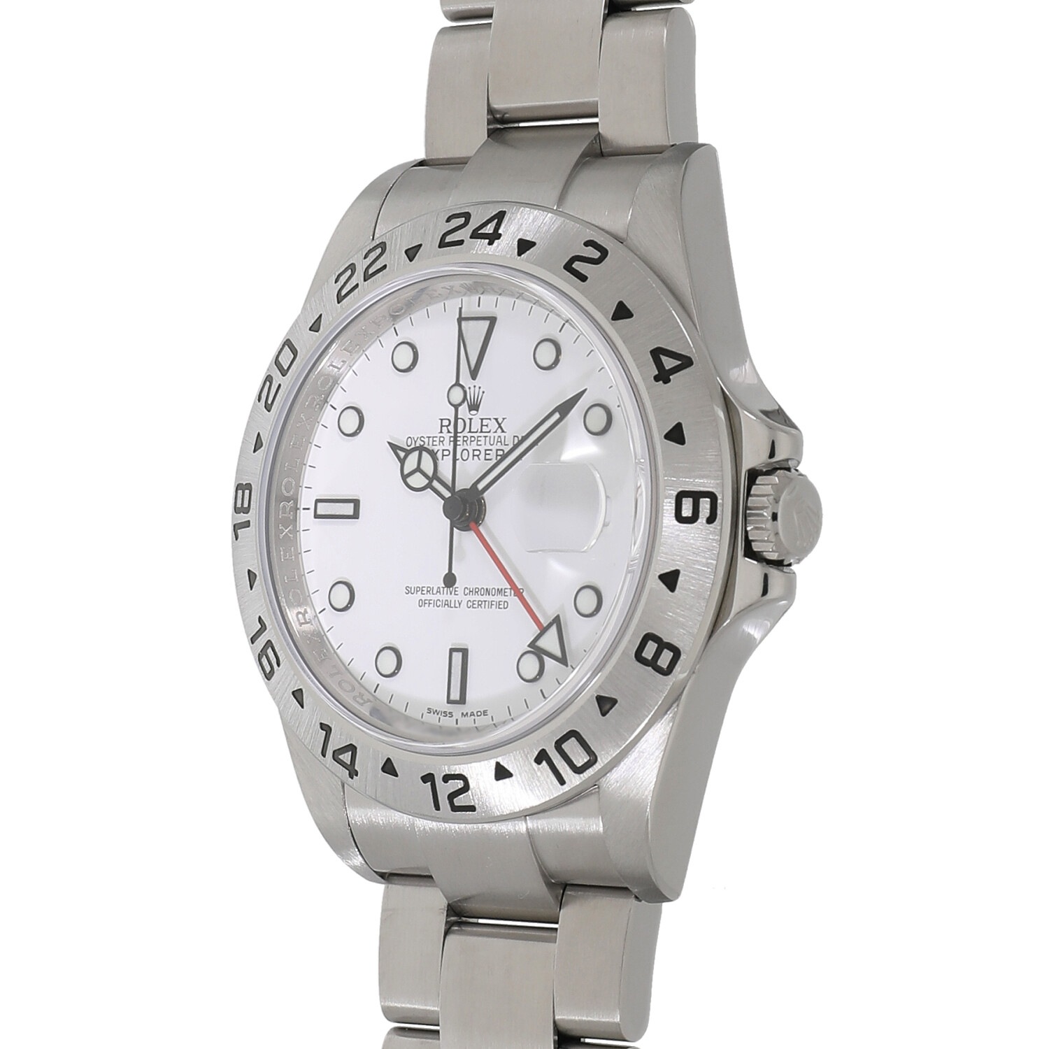 R7756 | [中古]ロレックス エクスプローラーII 16570 V番 ホワイト