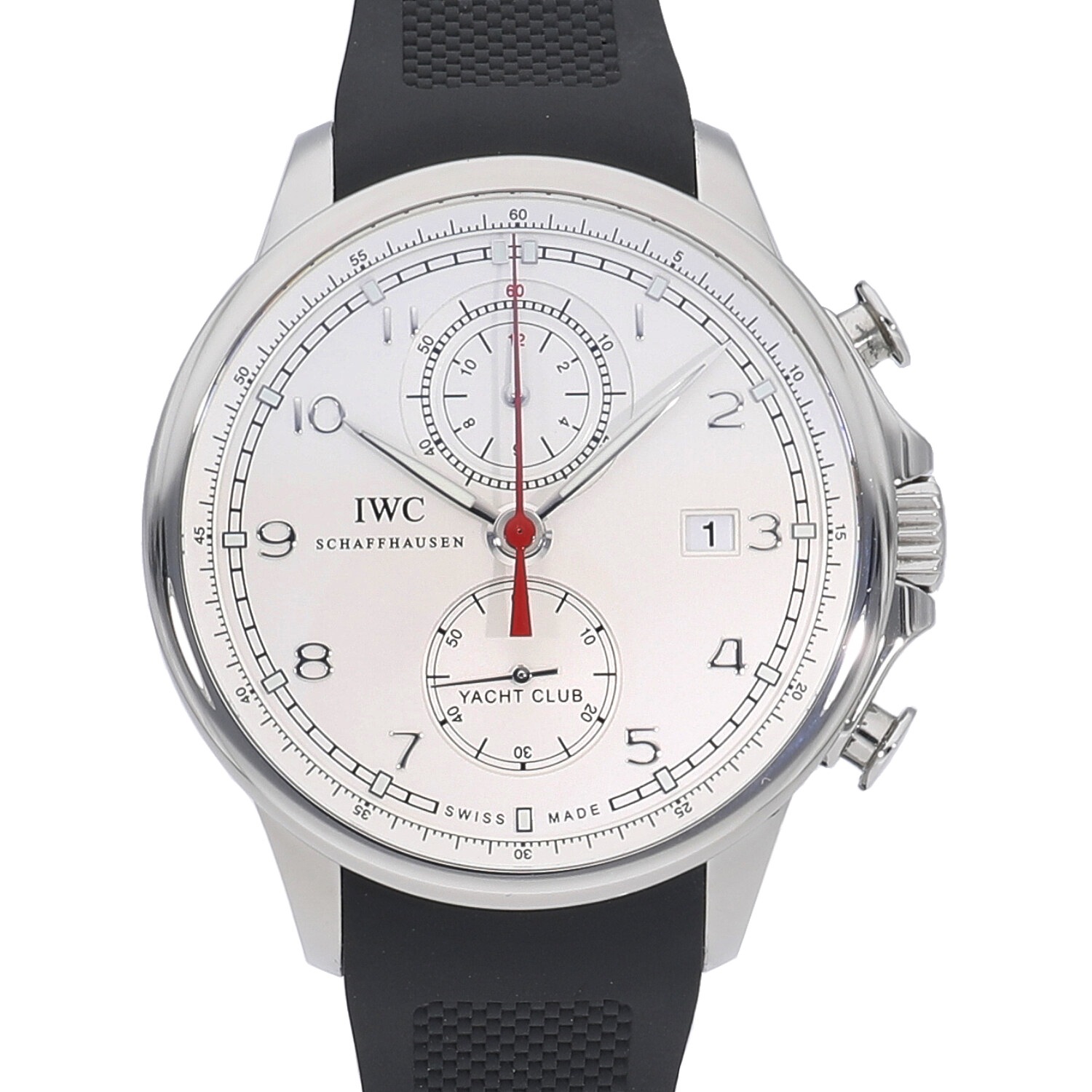 [中古]IWC ポルトギーゼ ヨットクラブ クロノグラフ シルバー IW390206 メンズ