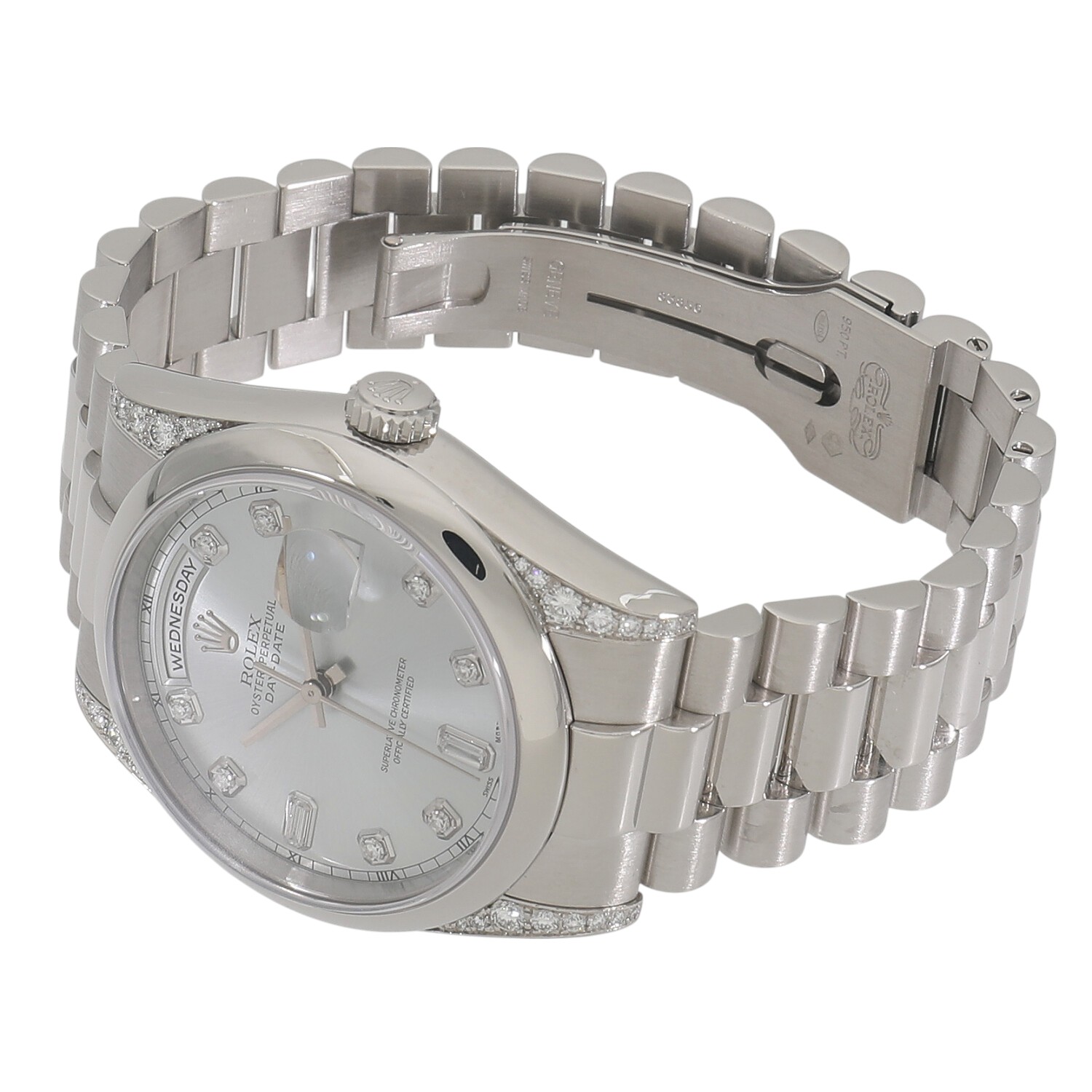 R10158 | [中古]ロレックス デイデイト 118296A P番 アイスブルー×10P