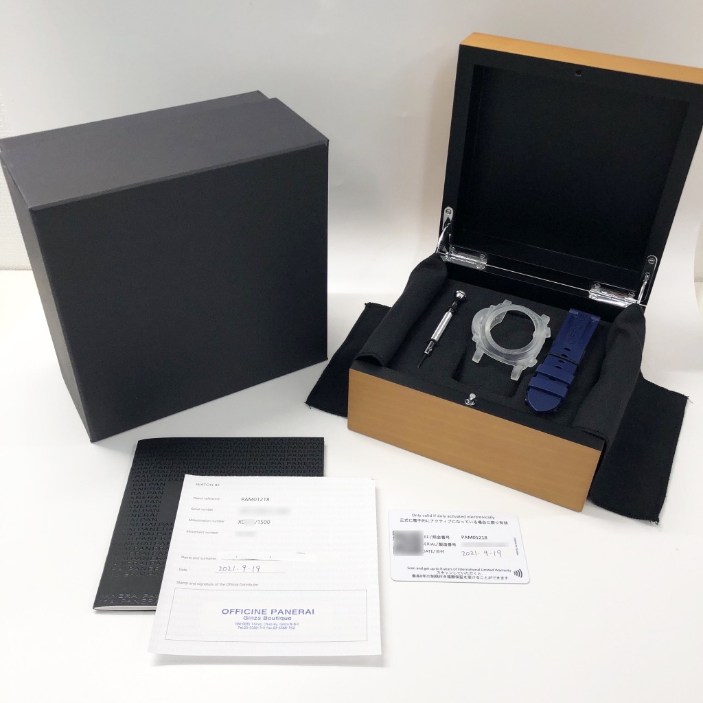 P5559 | [中古]パネライ ルミノール クロノ ホワイト PAM01218 X