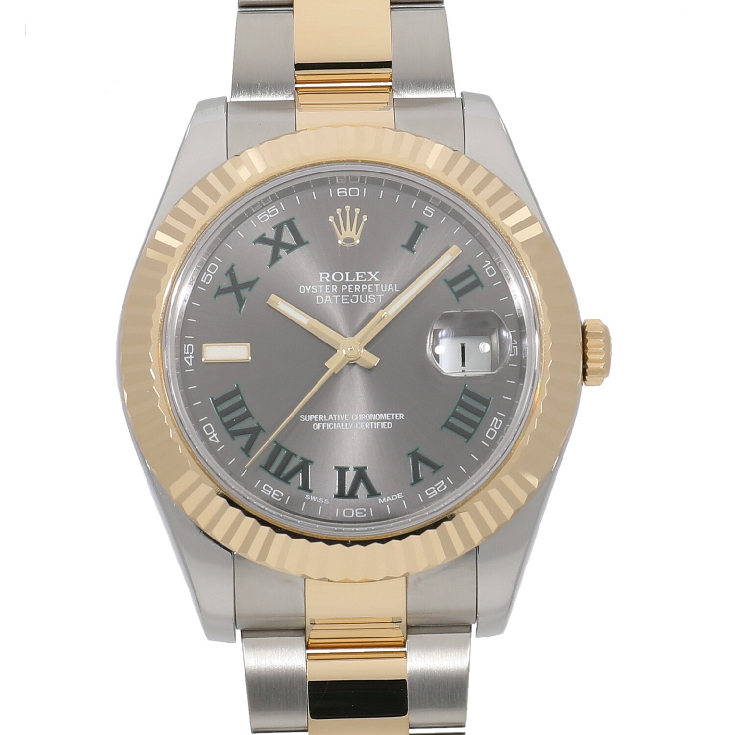 R8759 | [中古]ロレックス デイトジャスト II 116333 G番 グレー