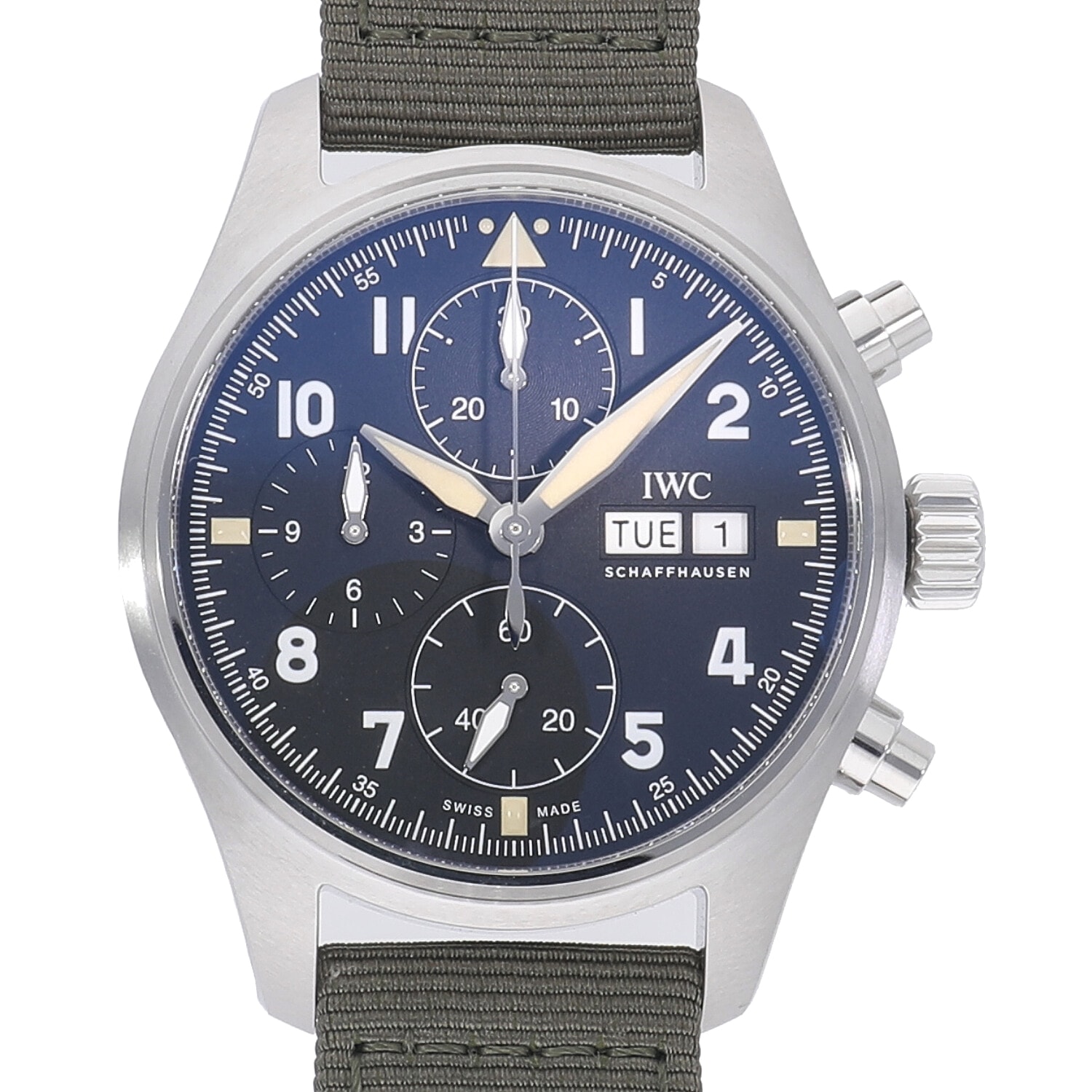 IWC IW387901 純正　ストラップ IWC パイロット・ウォッチ クロノグラフ スピットファイア
