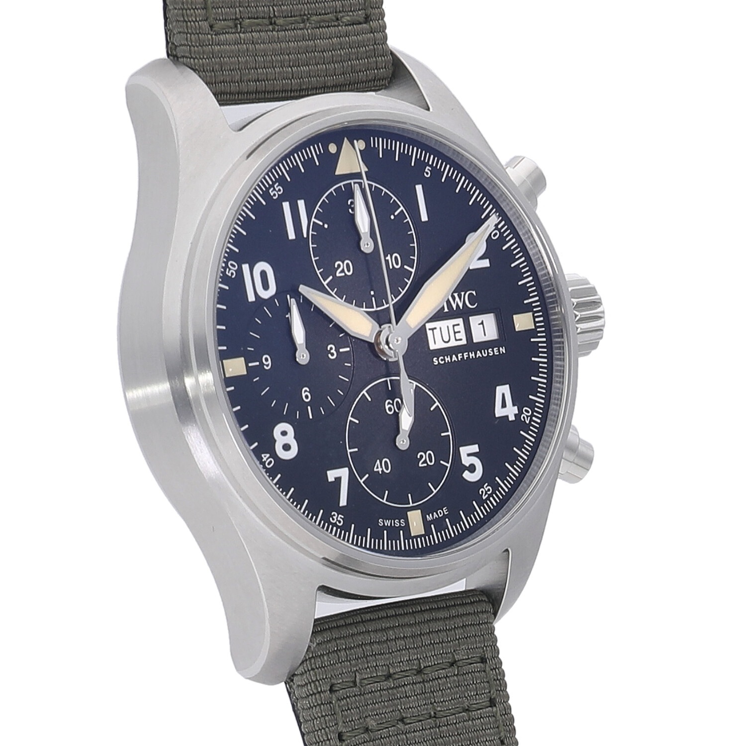 IWC IW387901 純正　ストラップ Iwc時計に適した本革ナイロンストラップ,20mm,21mm,22mm