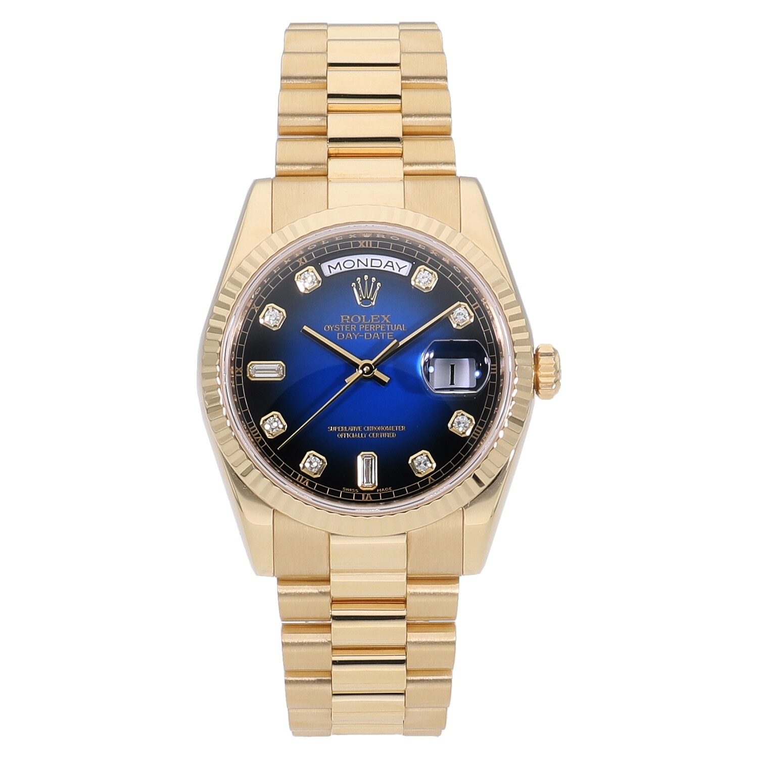 ロレックス デイデイト Ref-18238 18kyg Black Dial Ser-X（RD