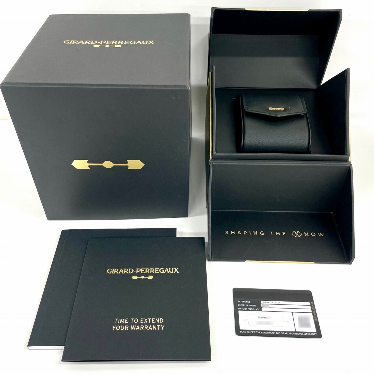G7760 | [未使用]ジラールペルゴ ロレアート 42MM クロノグラフ 81020