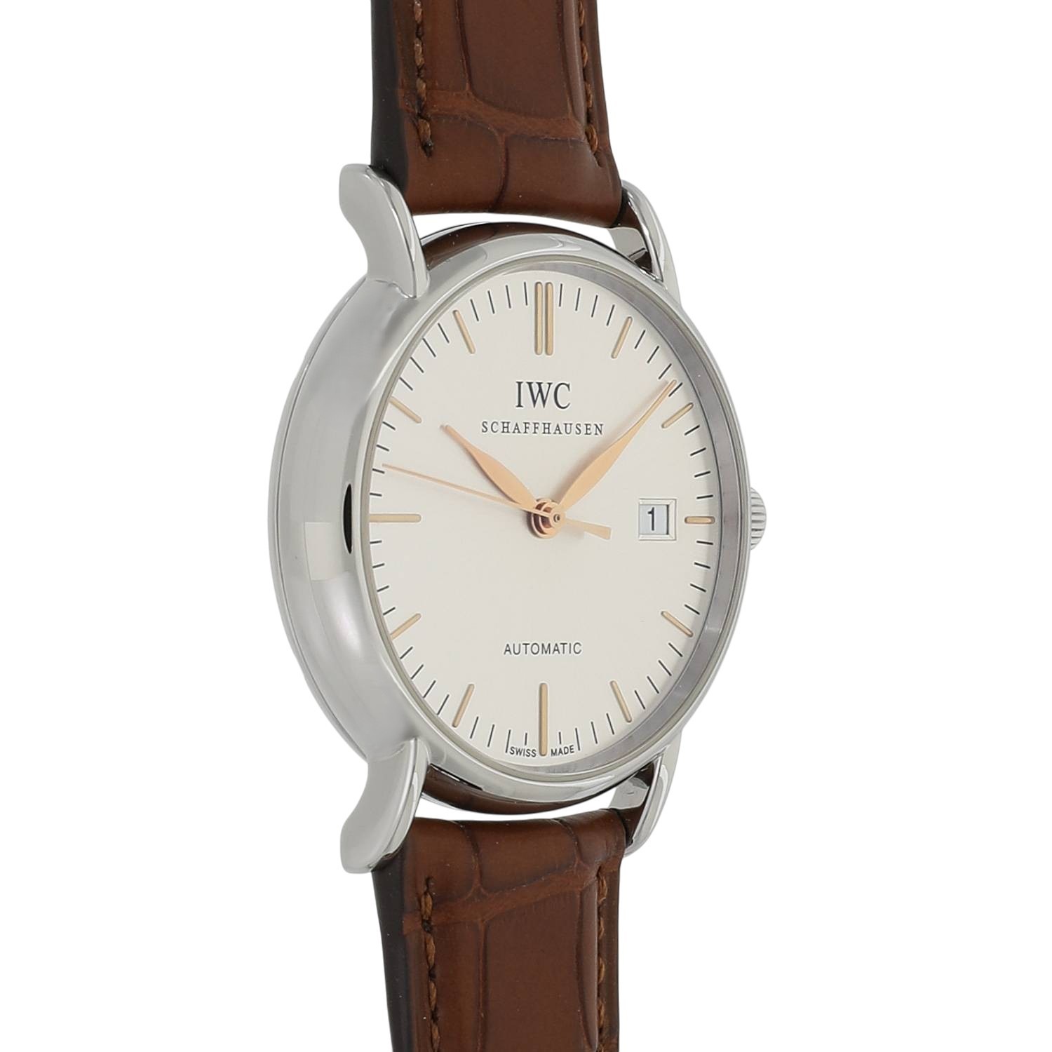 IWC ポートフィノ デイト IW356303 自動巻き メンズ 【中古】 I11649 | [中古]IWC ポートフィノ オートマチック IW356303 シルバー