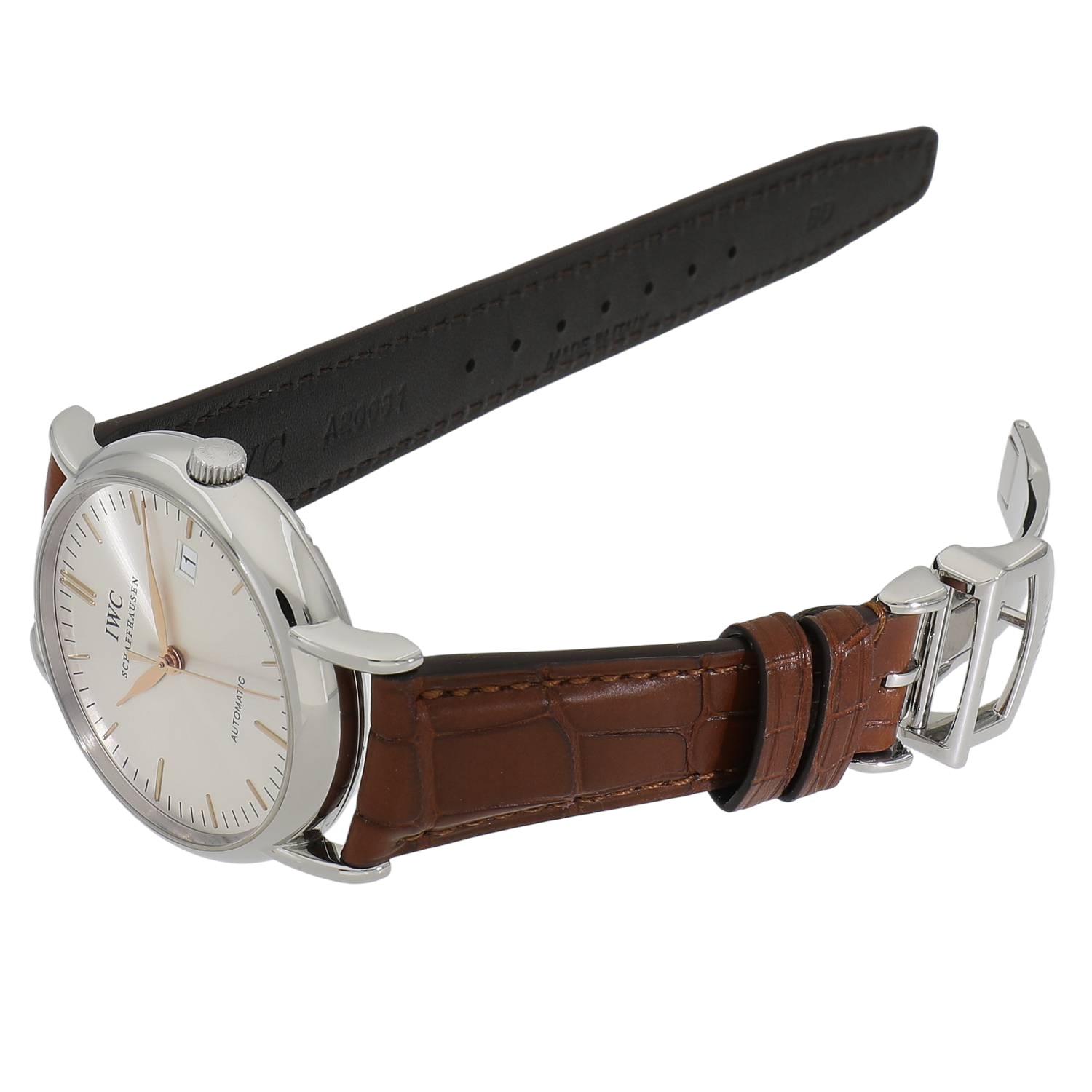 IWC ポートフィノ デイト IW356303 自動巻き メンズ 【中古】 I11649 | [中古]IWC ポートフィノ オートマチック IW356303 シルバー