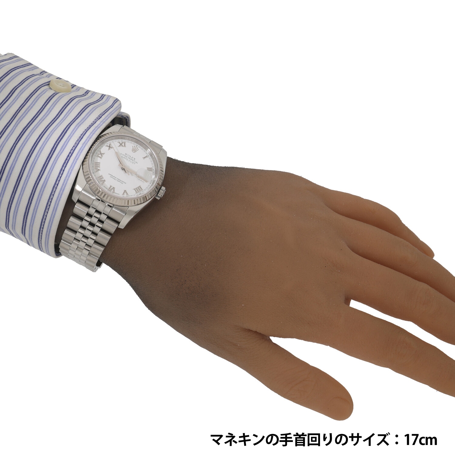 R9462 | [中古]ロレックス デイトジャスト 116234 M番 ホワイト ローマ 