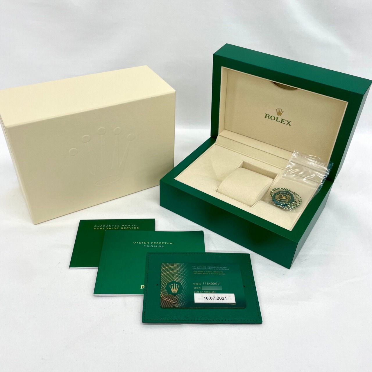 R8563 | [中古]ロレックス ミルガウス 116400GVZ ランダム Zブルー メンズ | 新品/中古｜価格・在庫｜東京・中野の高級腕 ...