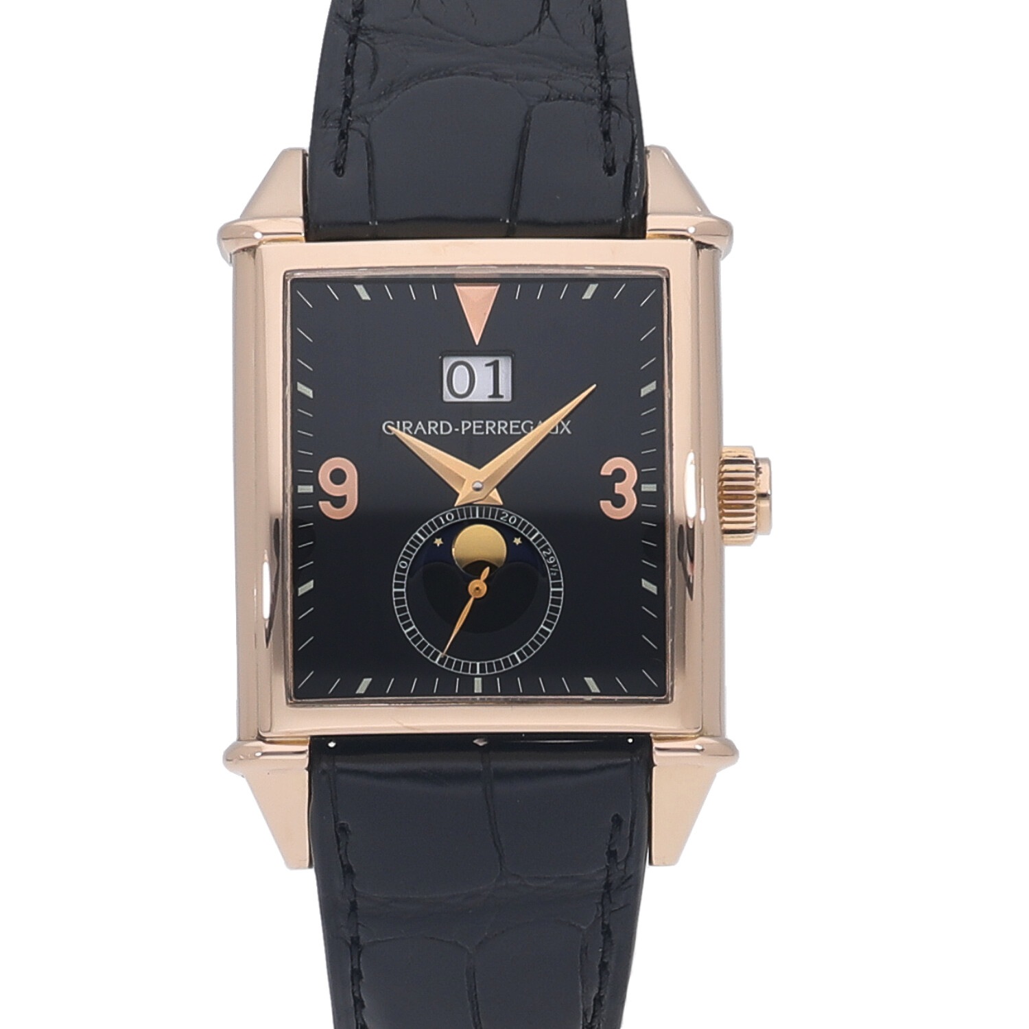 G6065 | [中古]ジラールペルゴ ヴィンテージ 1945 ビッグデイト ムーン