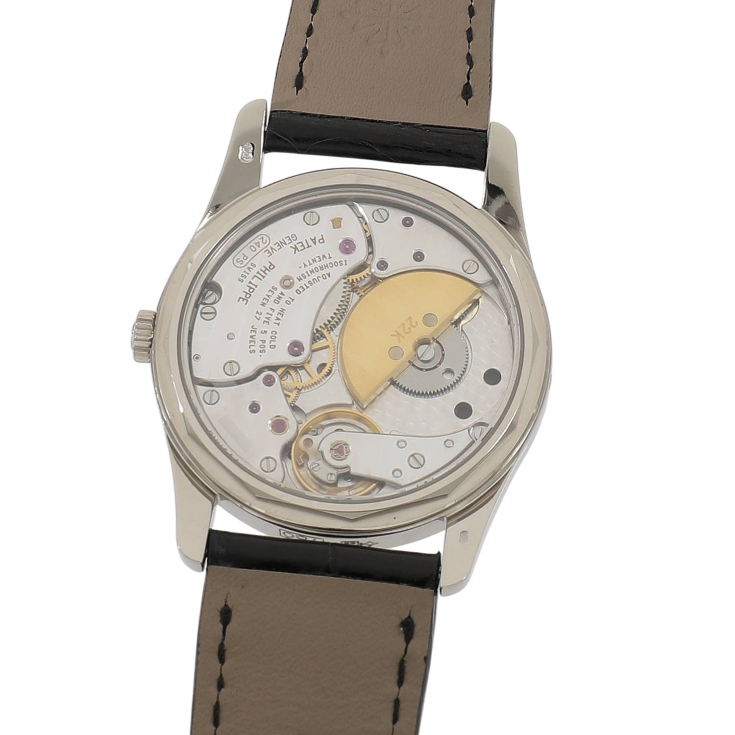 P11366 | [中古]パテックフィリップ カラトラバ 5000G ブラック メンズ