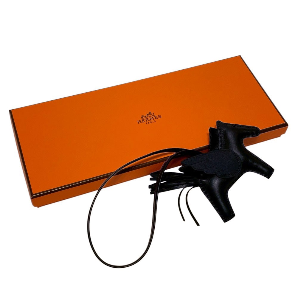 HERMES ロデオチャーム PM ペガサス ソーブラック ロデオ チャーム ペガサス PM ノワール ソーブラック 黒