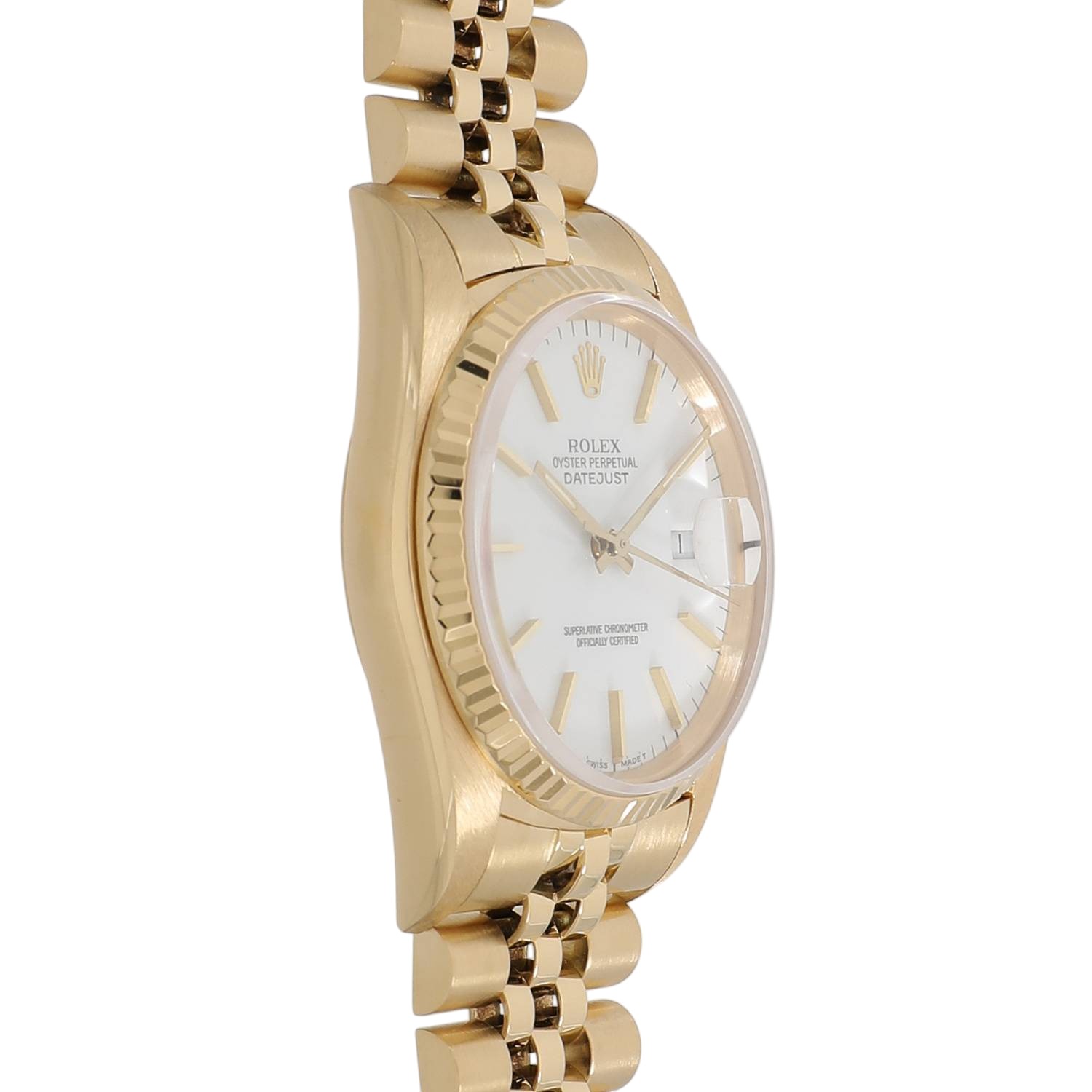 R11018 | [中古]ロレックス デイトジャスト 16018 95番 ホワイト