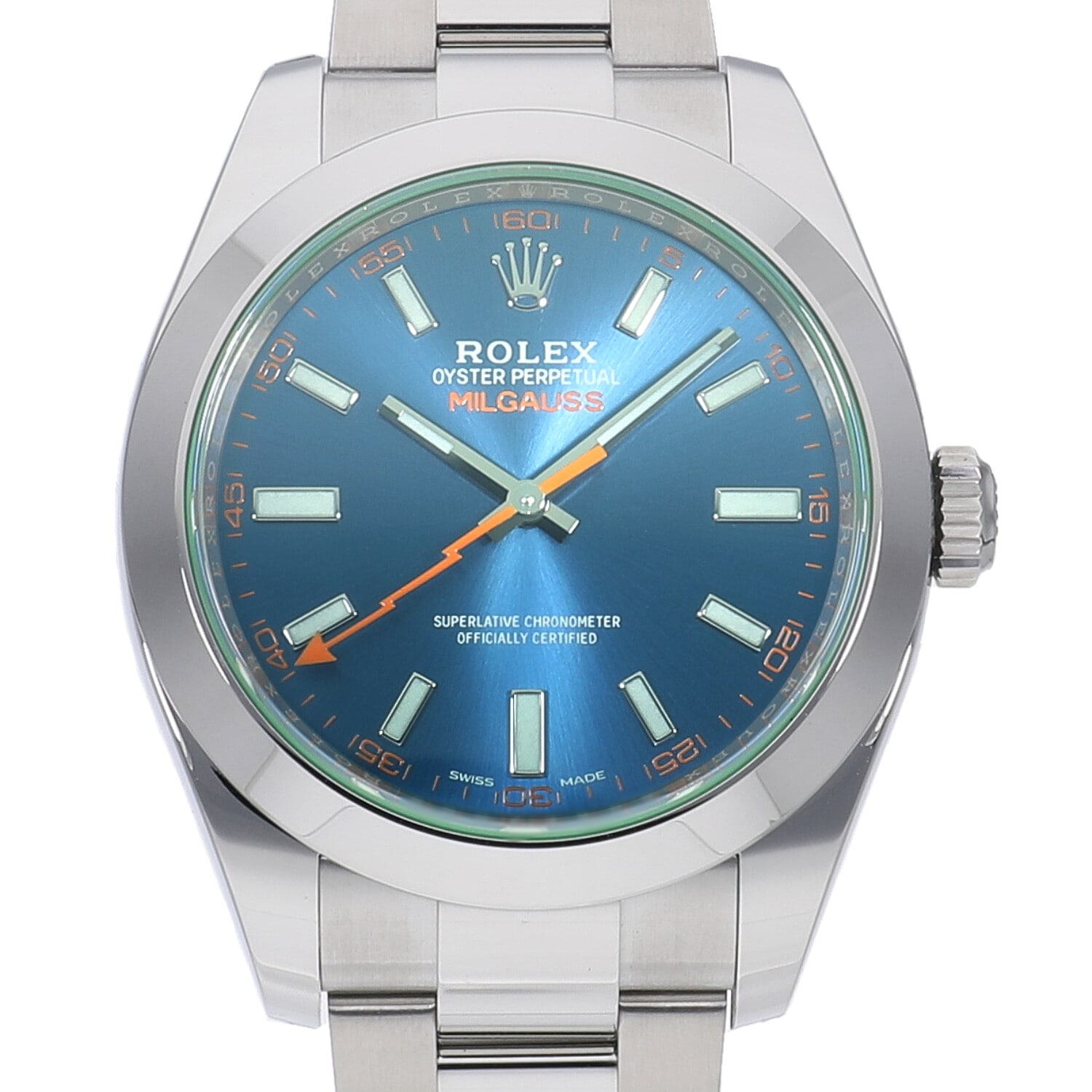 R1368 | [新品]ロレックス ミルガウス Zブルー 116400GVZ メンズ