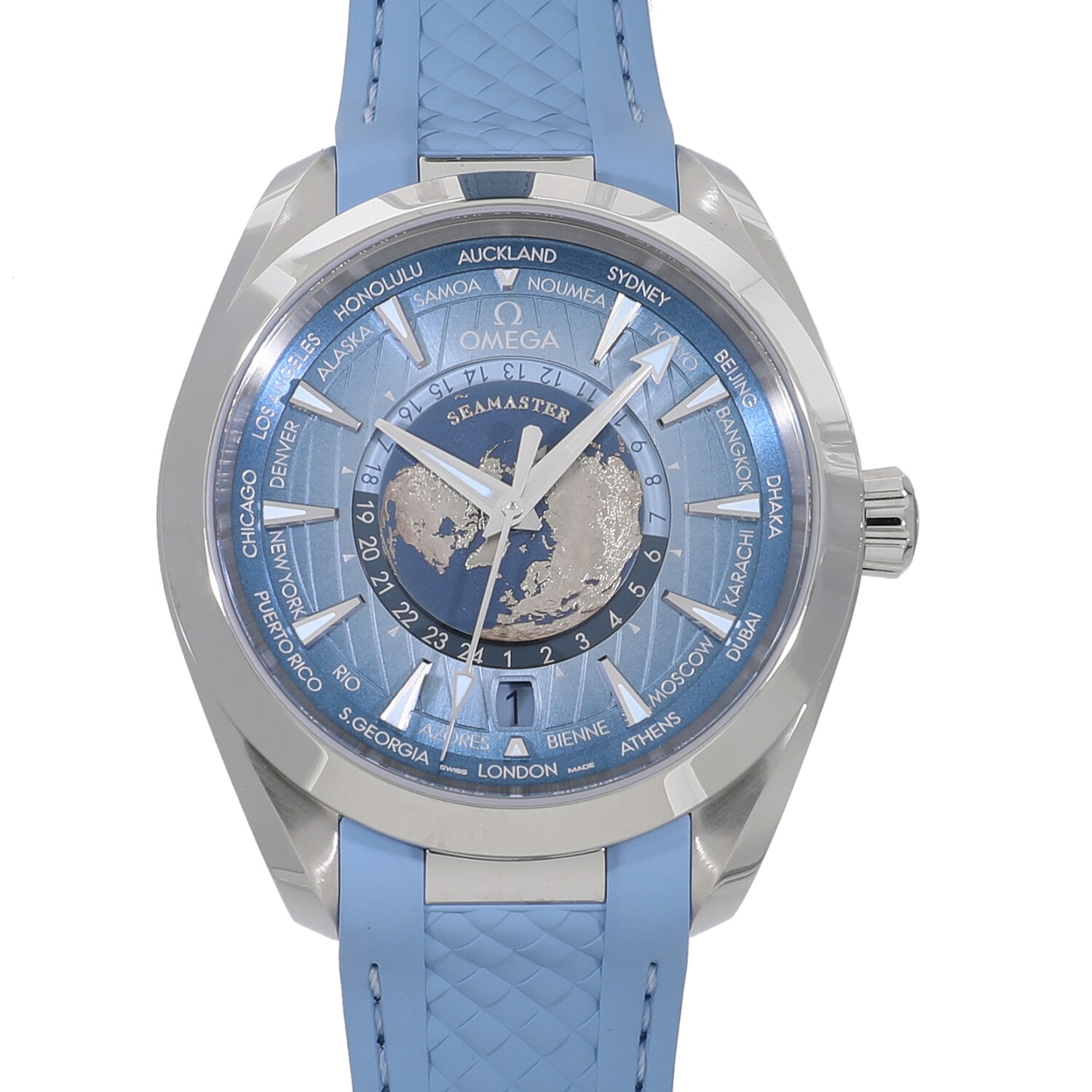 O8268 | [未使用]オメガ シーマスター アクアテラ GMT ワールド