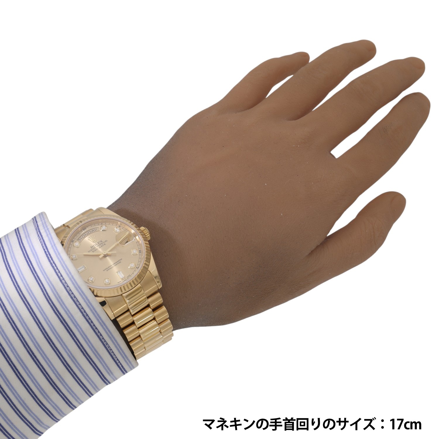 R10369 | [中古]ロレックス デイデイト 118238A F番 シャンパン×8P 