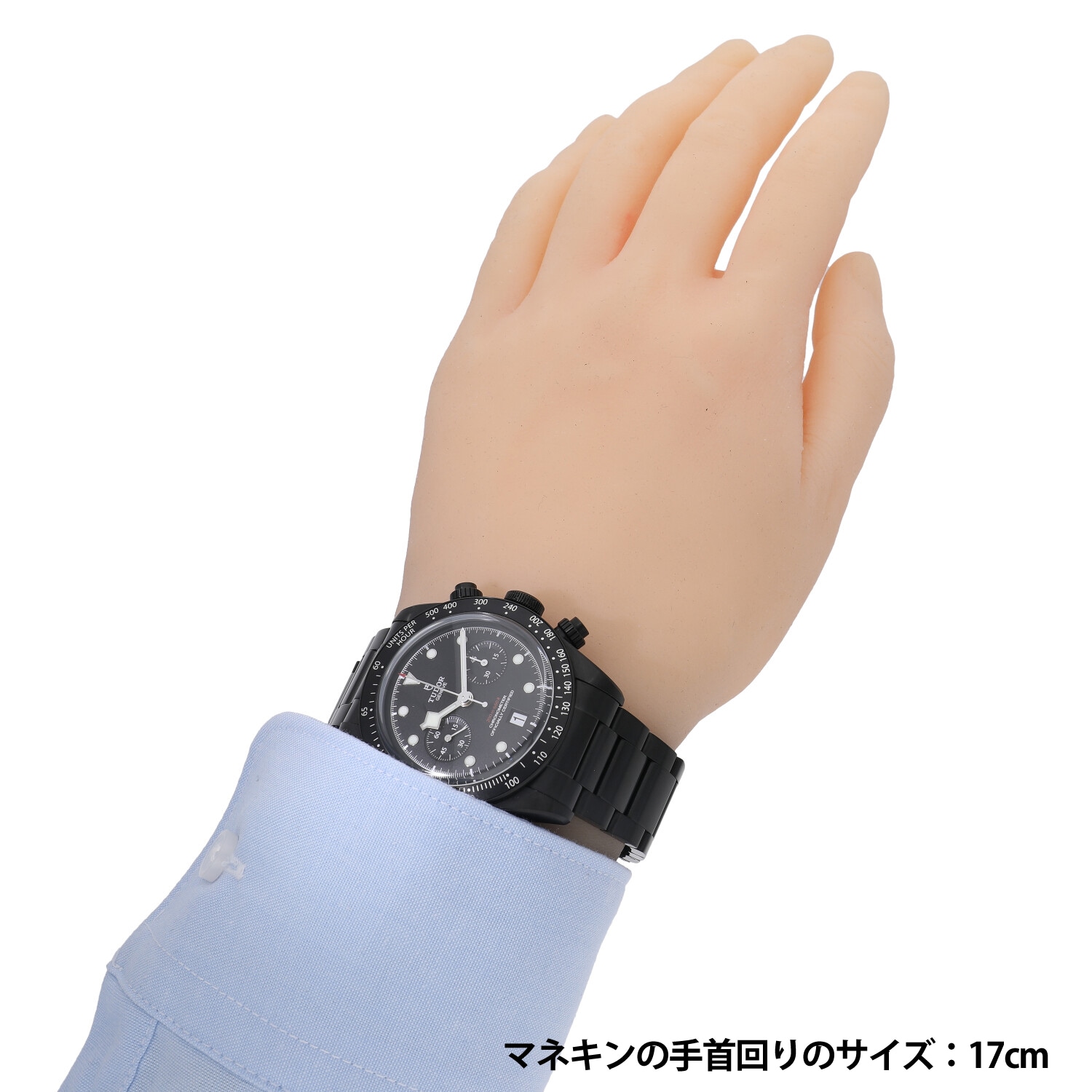 週末SALE　美品　PD-1766 VK64搭載クロノグラフ　ブラック SEIKOメカクォーツ×逆パンダ】手頃でカッコいい古典顔クロノ