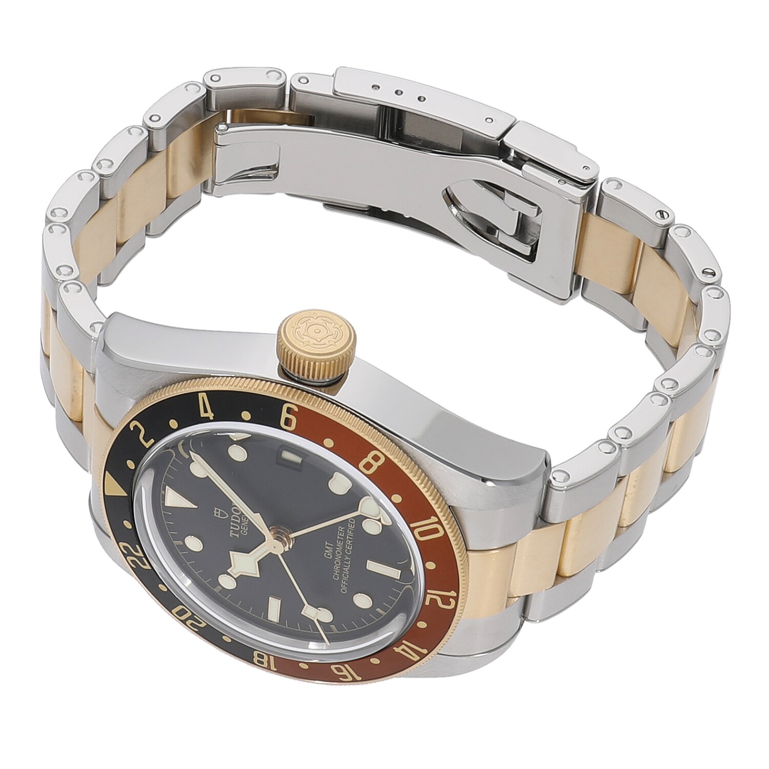T5269 | [中古]チューダー ブラックベイ GMT S&G ブラック M79833MN 