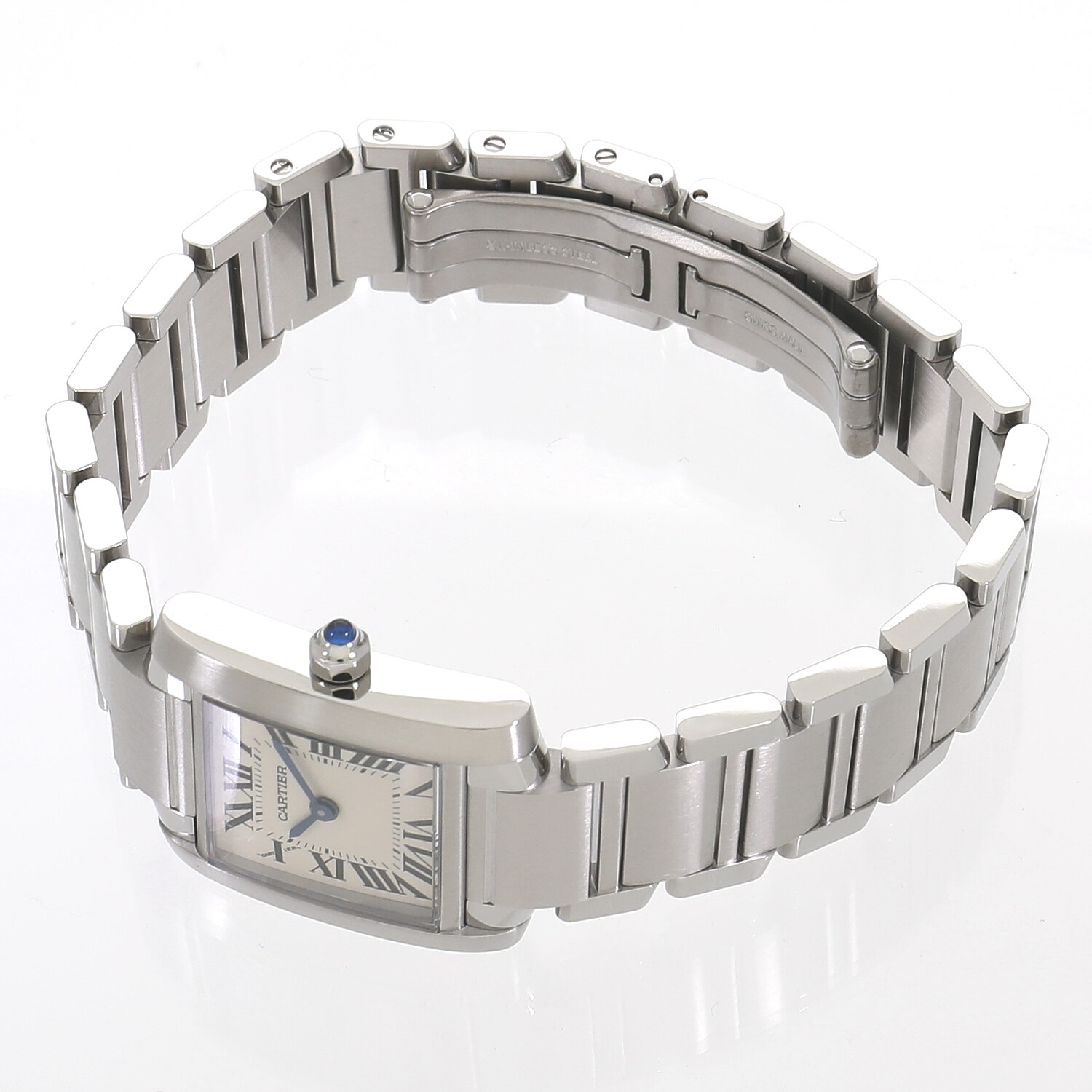 C7369 | [中古]カルティエ タンクフランセーズ SM W51008Q3 アイボリー
