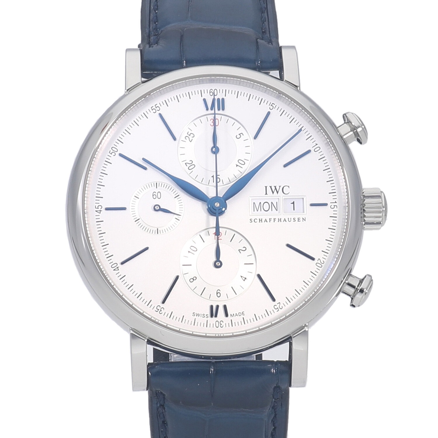【本物新品保証】 I4470 | [新品]IWC ポートフィノ クロノグラフ シルバー ポルトギーゼ