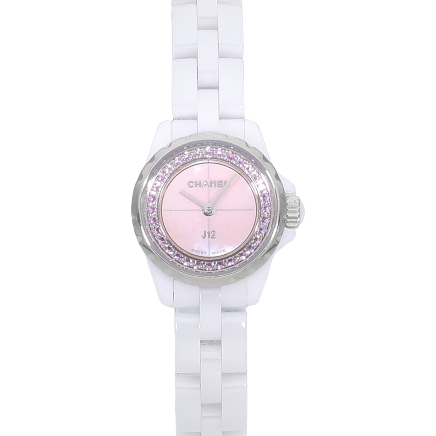 C5570 | [中古]シャネル J12 XS 世界限定1200本 ピンクシェル H5512